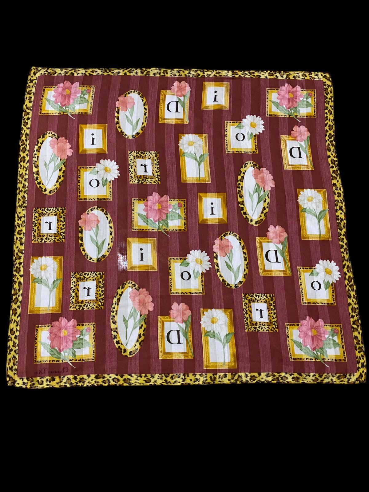 Christian Dior Monsieur × Dior CD handkerchief by DIOR Size ONE SIZE - 8 Thumbnail