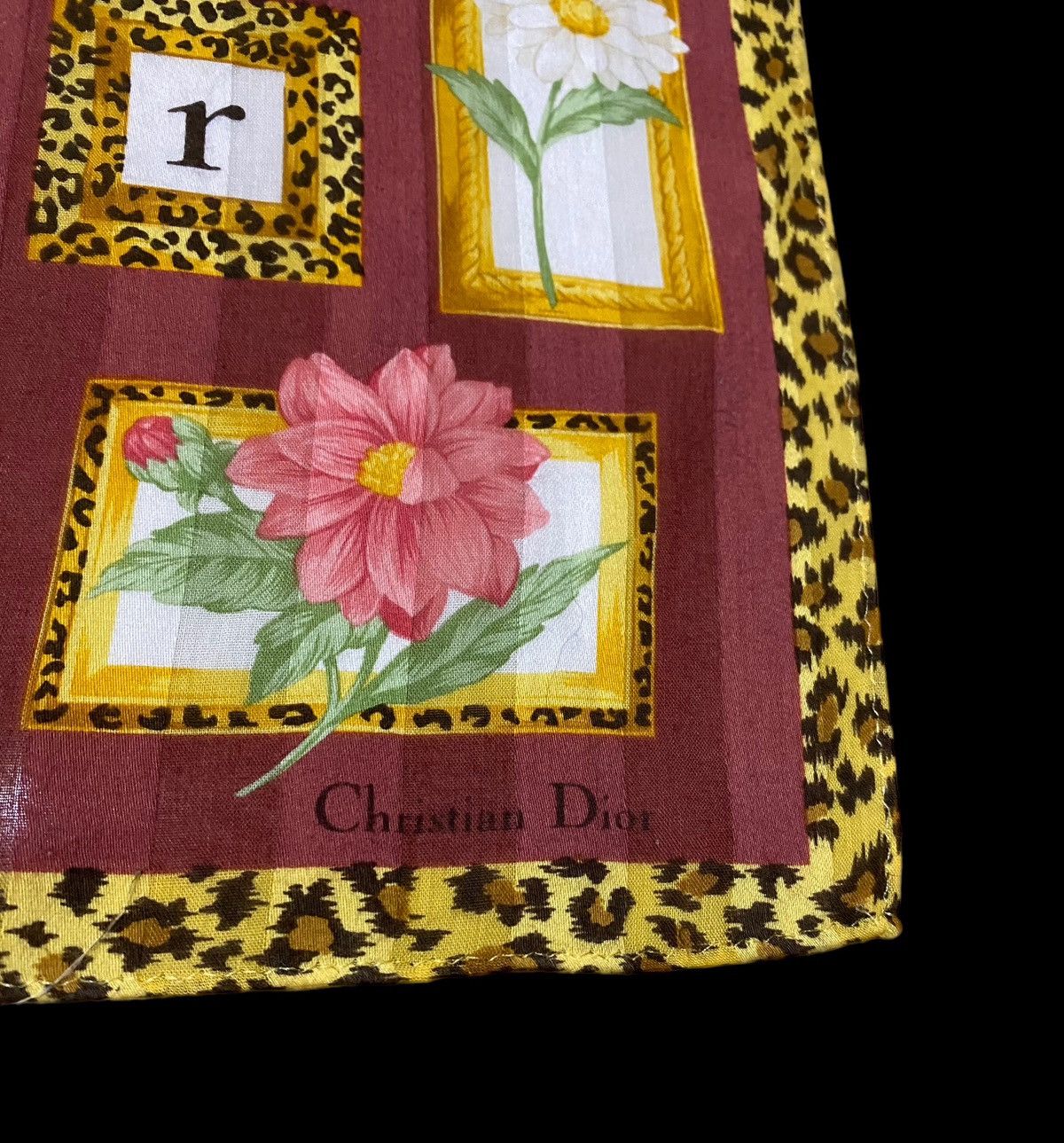 Christian Dior Monsieur × Dior CD handkerchief by DIOR Size ONE SIZE - 10 Thumbnail