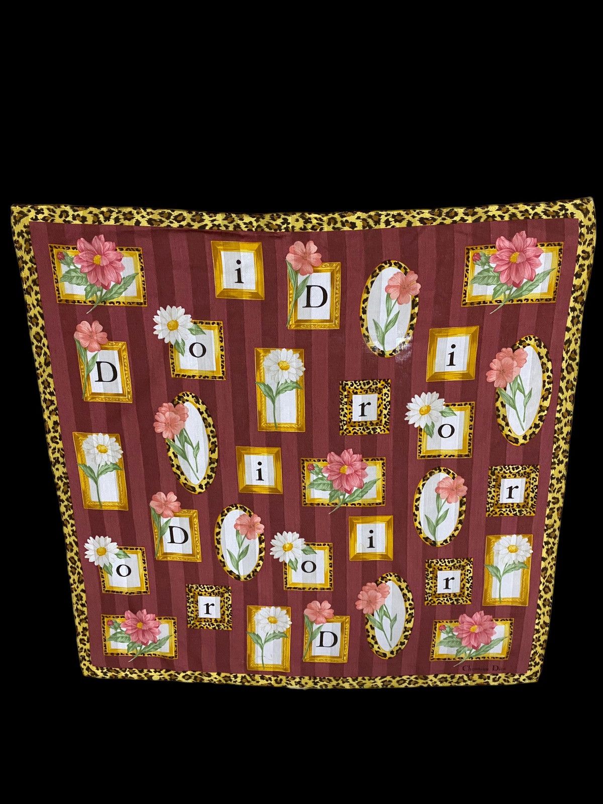 Christian Dior Monsieur × Dior CD handkerchief by DIOR Size ONE SIZE - 6 Thumbnail