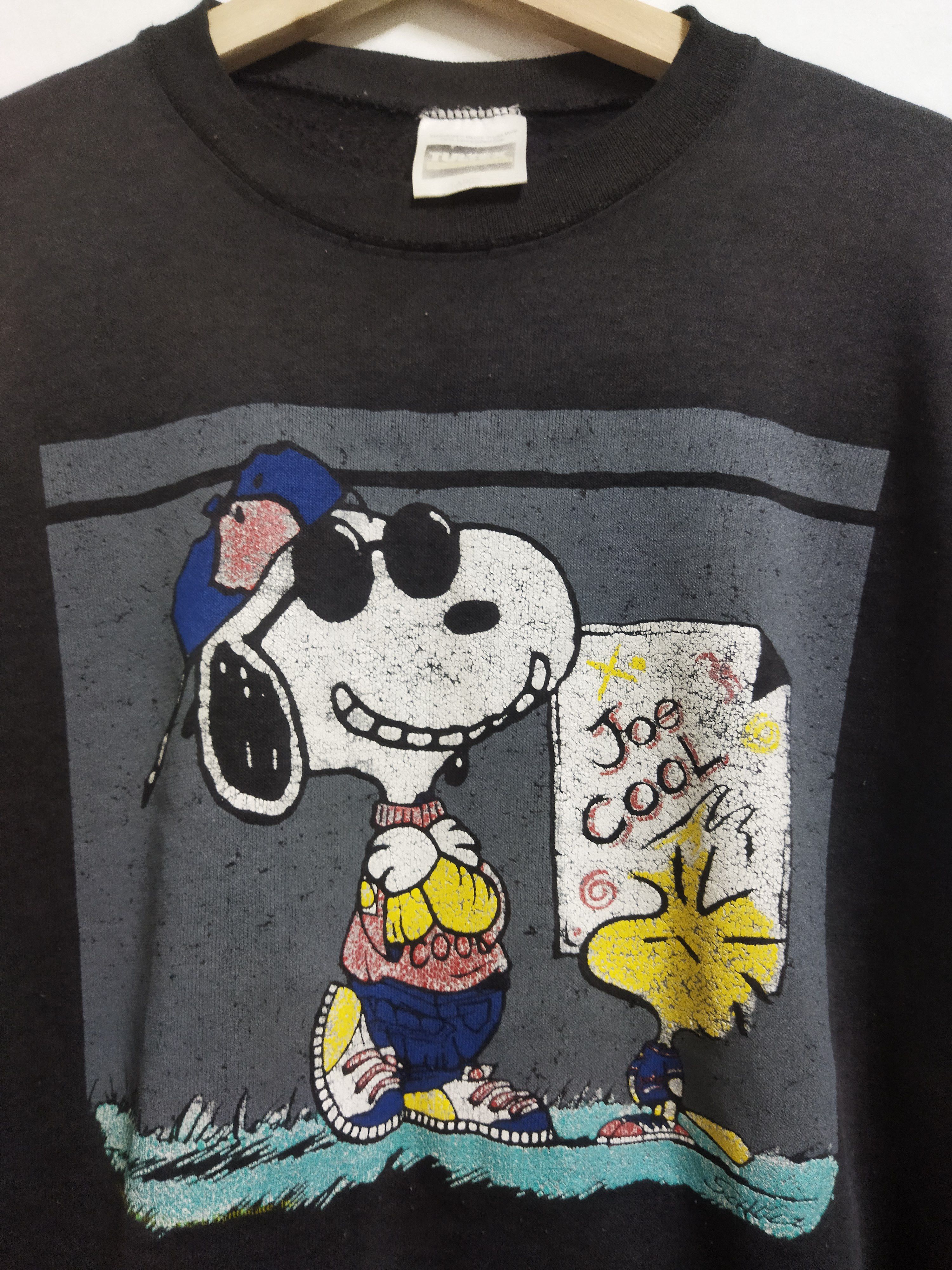 Peanuts Vintage joe cool tultex sweatshirt sun faded Size US L / EU 52-54 / 3 - 2 Thumbnail