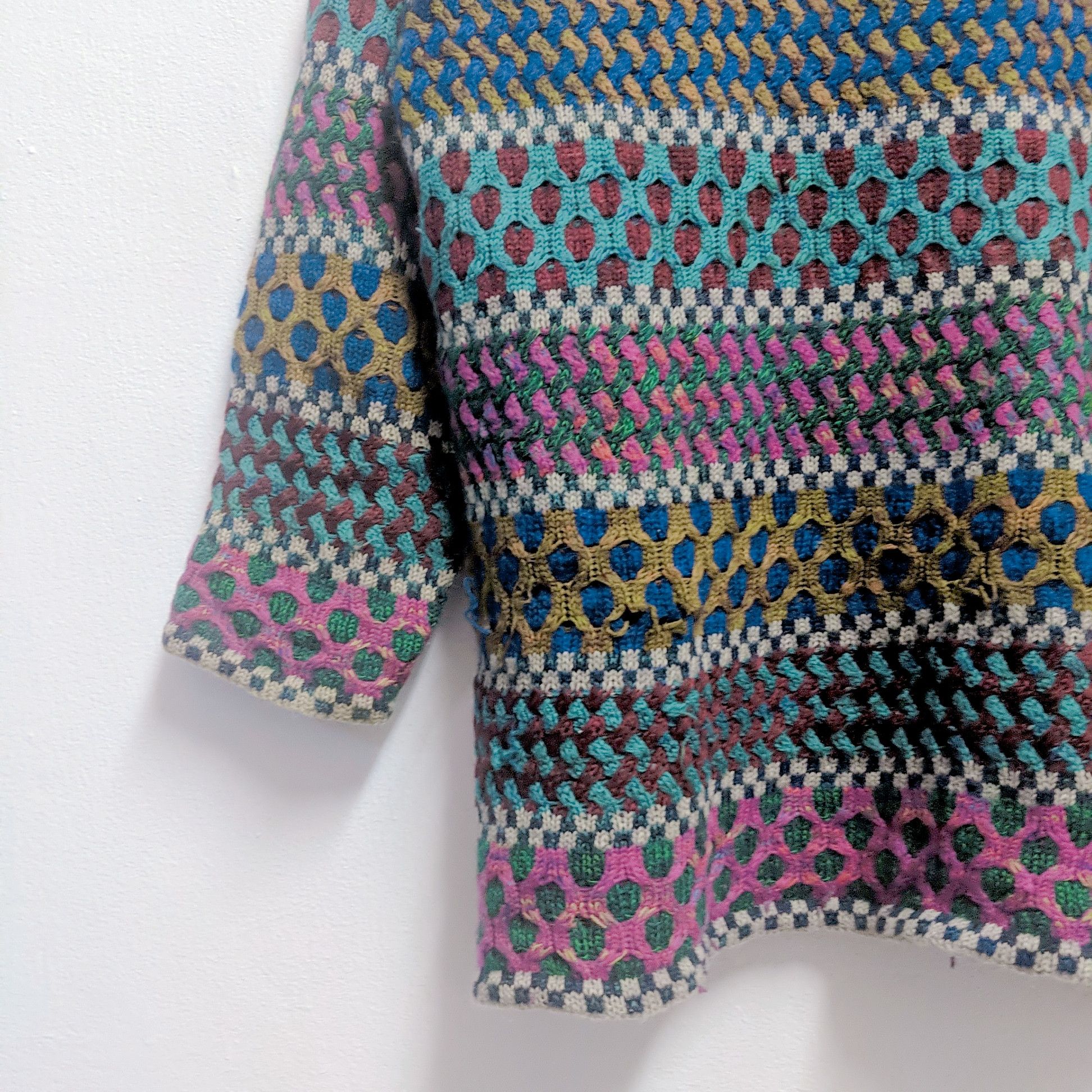 Missoni Vintage Missoni Nordstrom Stripe Mix Italy Knitwear Sweater Size US M / EU 48-50 / 2 - 4 Thumbnail