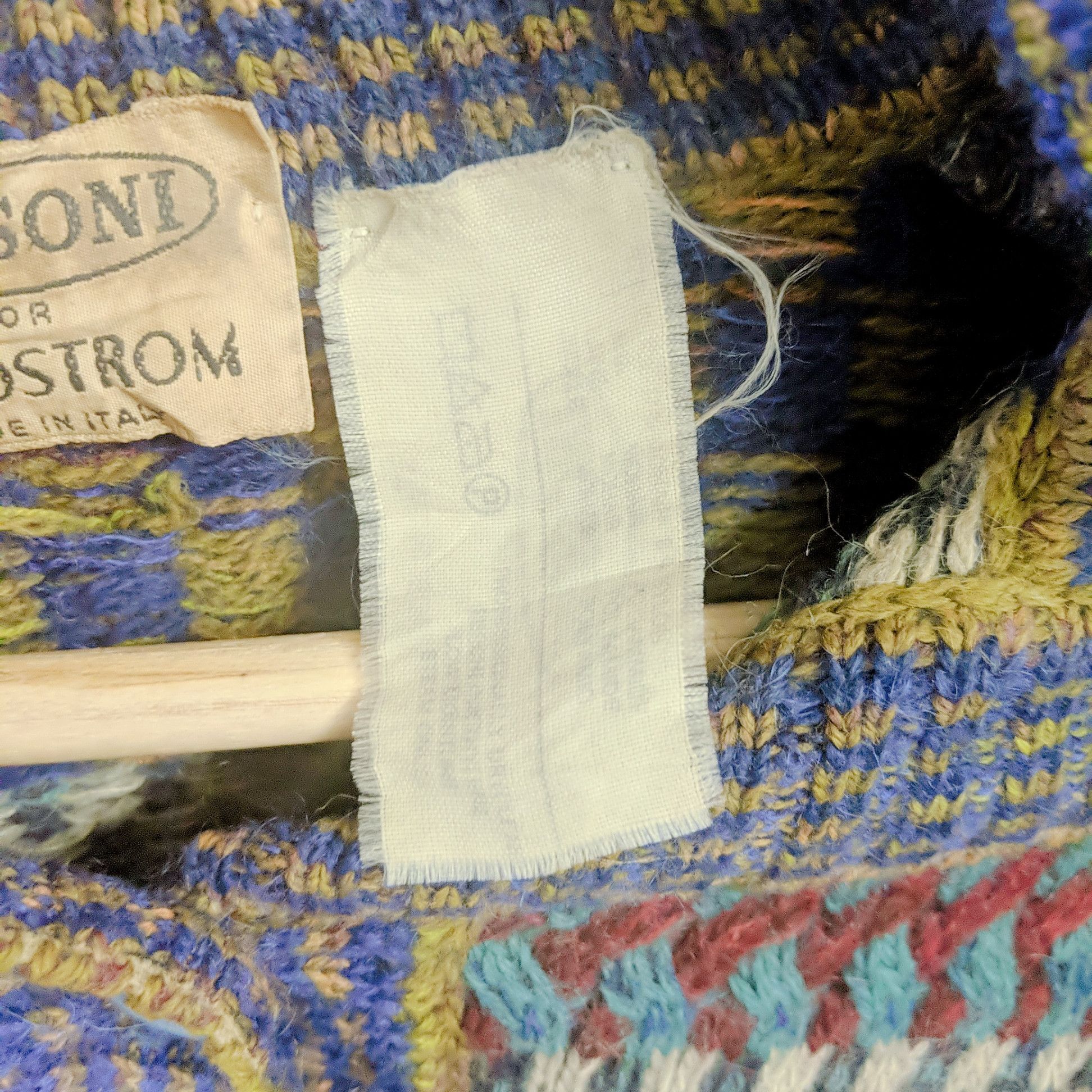 Missoni Vintage Missoni Nordstrom Stripe Mix Italy Knitwear Sweater Size US M / EU 48-50 / 2 - 2 Thumbnail