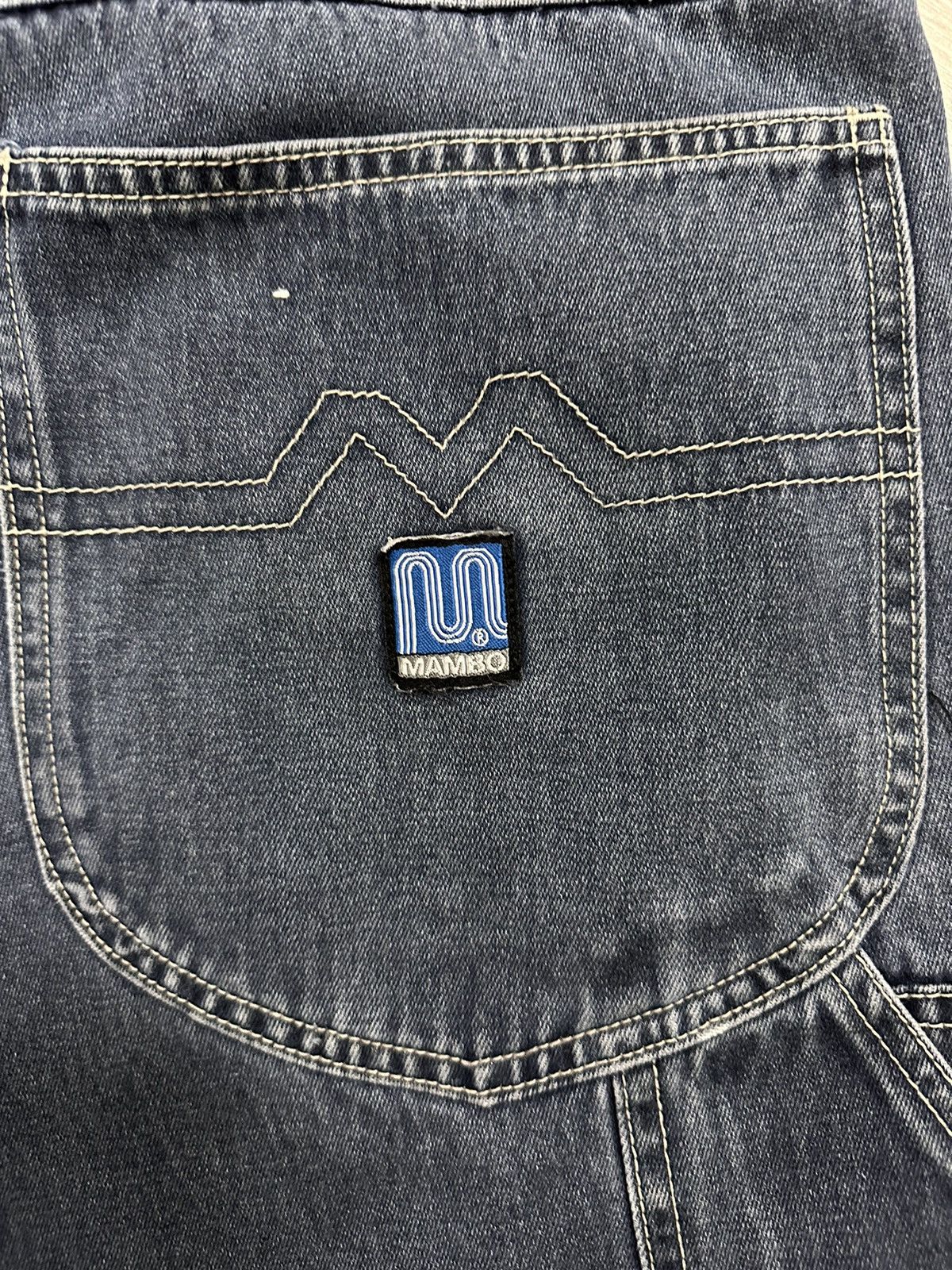Beauty Beast × Mambo × Vintage Rare And Beautiful Vintage Mambo Denim Carpenter Baggy Jorts Size US 32 / EU 48 - 10 Thumbnail