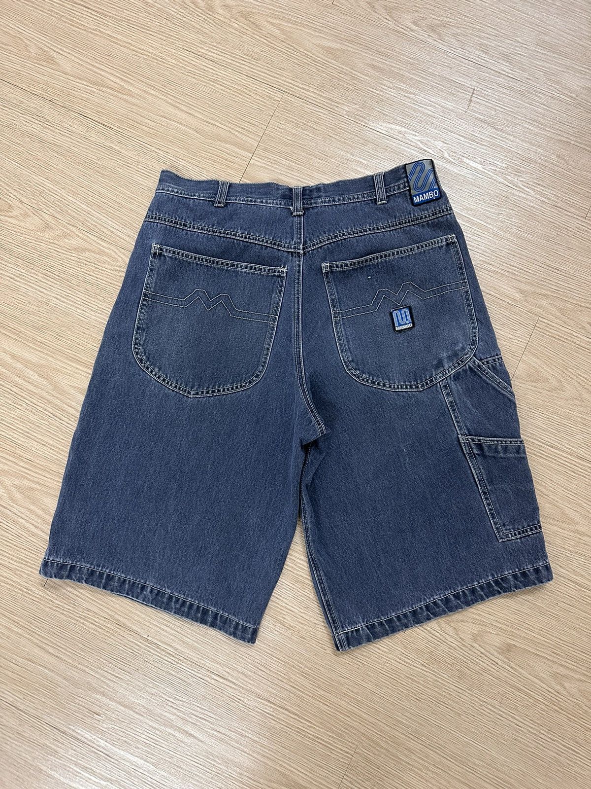 Beauty Beast × Mambo × Vintage Rare And Beautiful Vintage Mambo Denim Carpenter Baggy Jorts Size US 32 / EU 48 - 8 Thumbnail