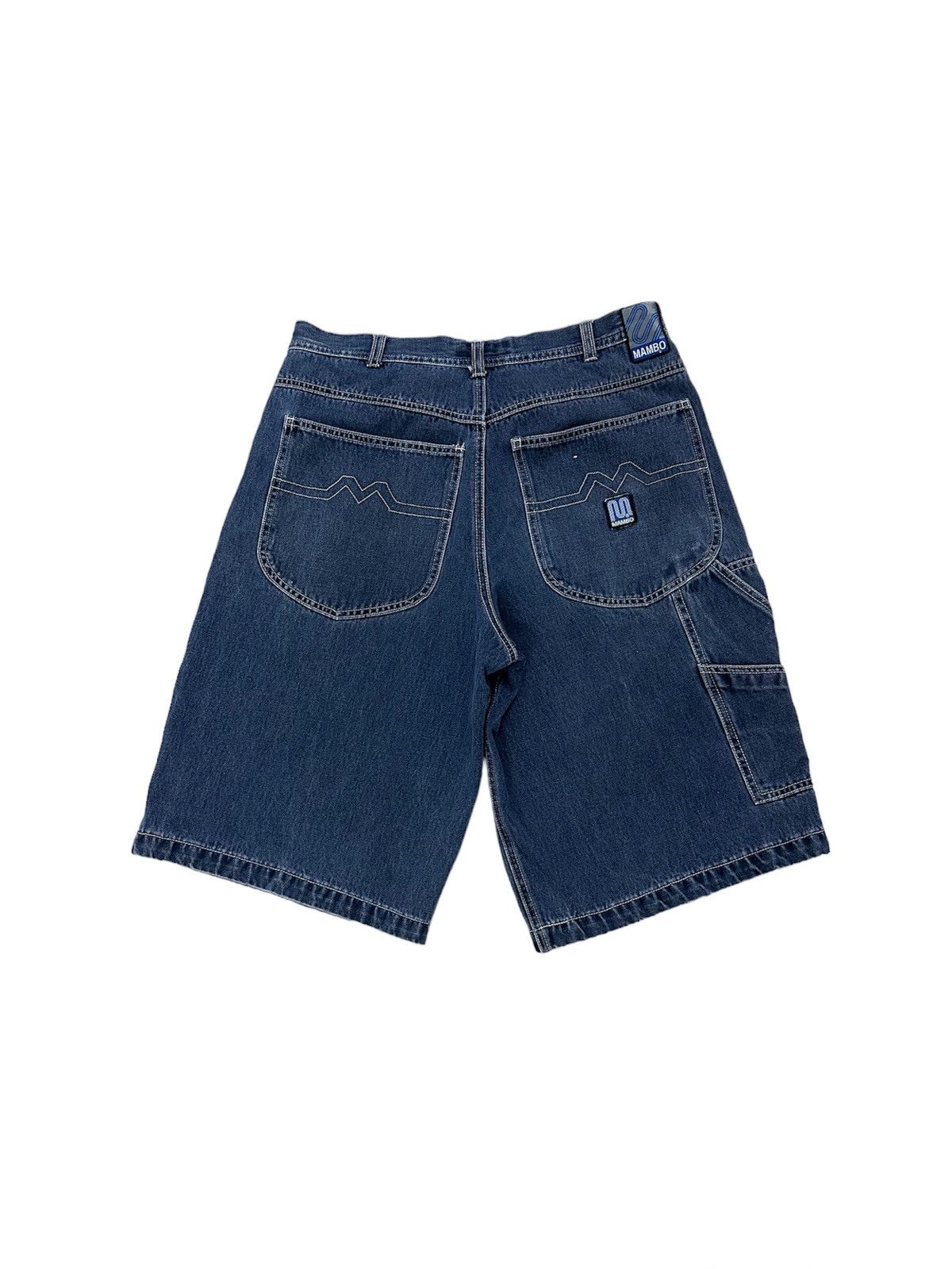Beauty Beast × Mambo × Vintage Rare And Beautiful Vintage Mambo Denim Carpenter Baggy Jorts Size US 32 / EU 48 - 2 Thumbnail