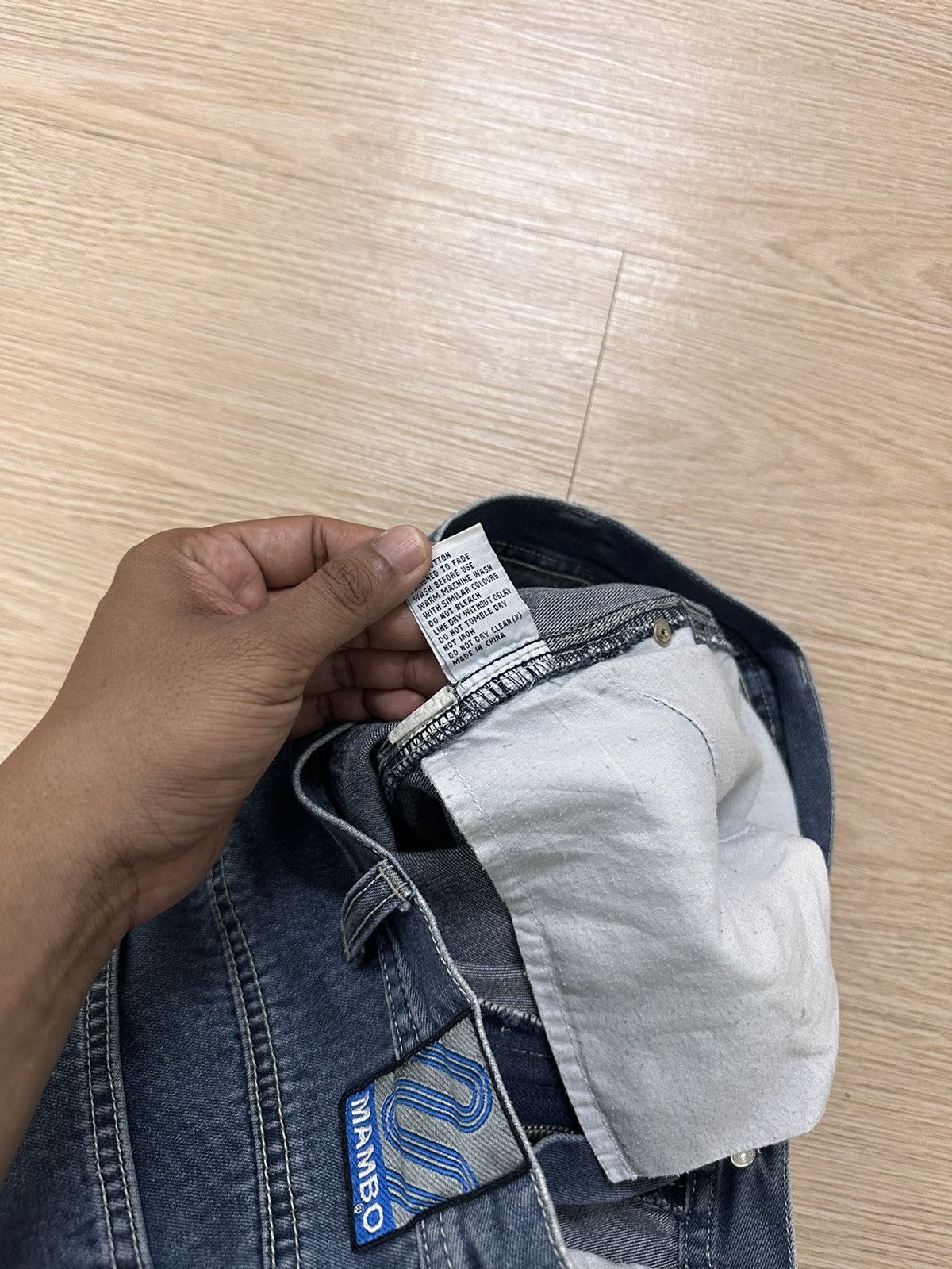 Beauty Beast × Mambo × Vintage Rare And Beautiful Vintage Mambo Denim Carpenter Baggy Jorts Size US 32 / EU 48 - 7 Thumbnail
