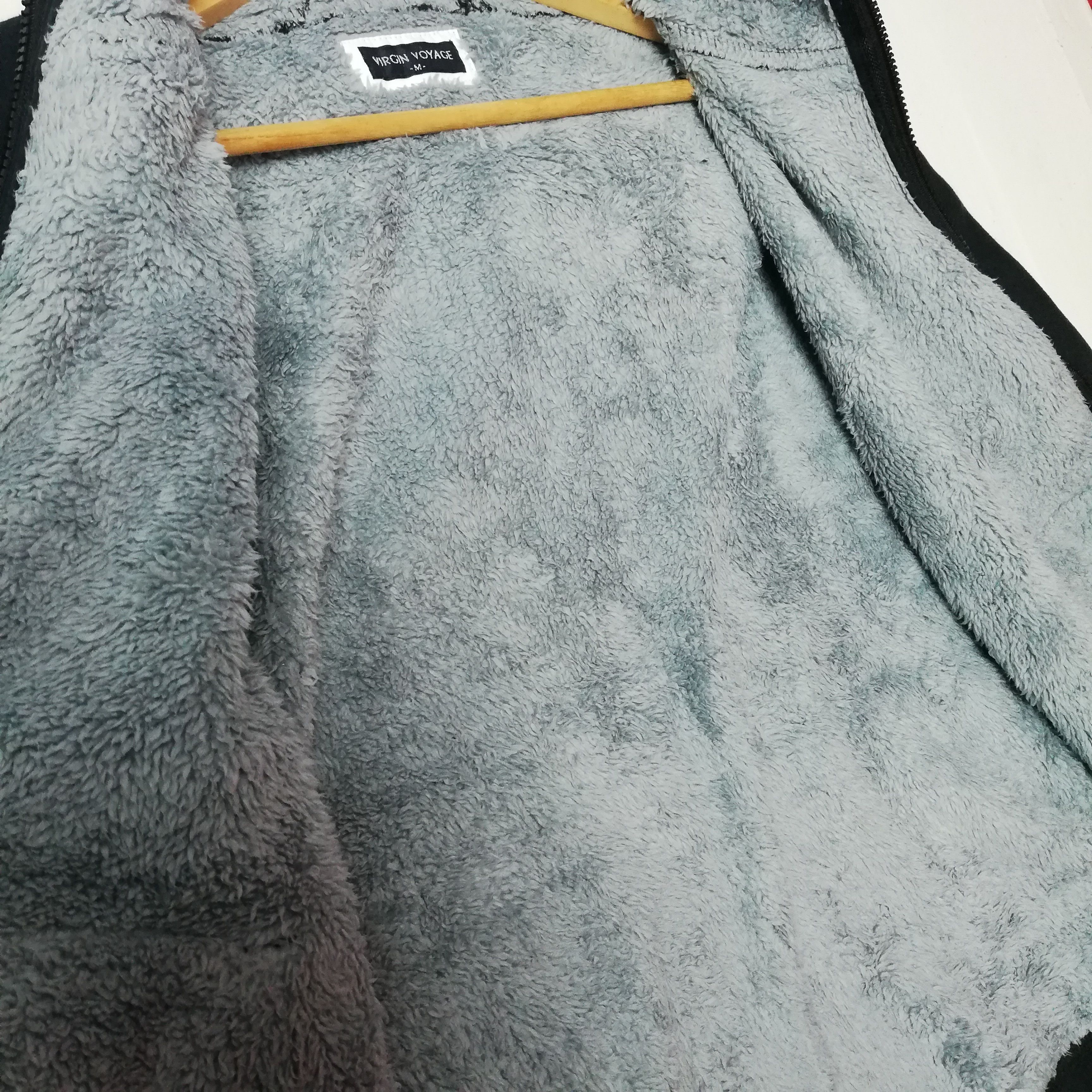 Japanese Brand Vintage Virgin Voyage Zipper Hoodie Sweater Blank Size US M / EU 48-50 / 2 - 4 Thumbnail