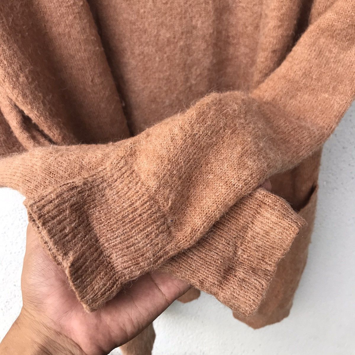 Japanese Brand Vintage Urban Research Door Shag Shaggy Knit Cardigan Size US M / EU 48-50 / 2 - 4 Thumbnail