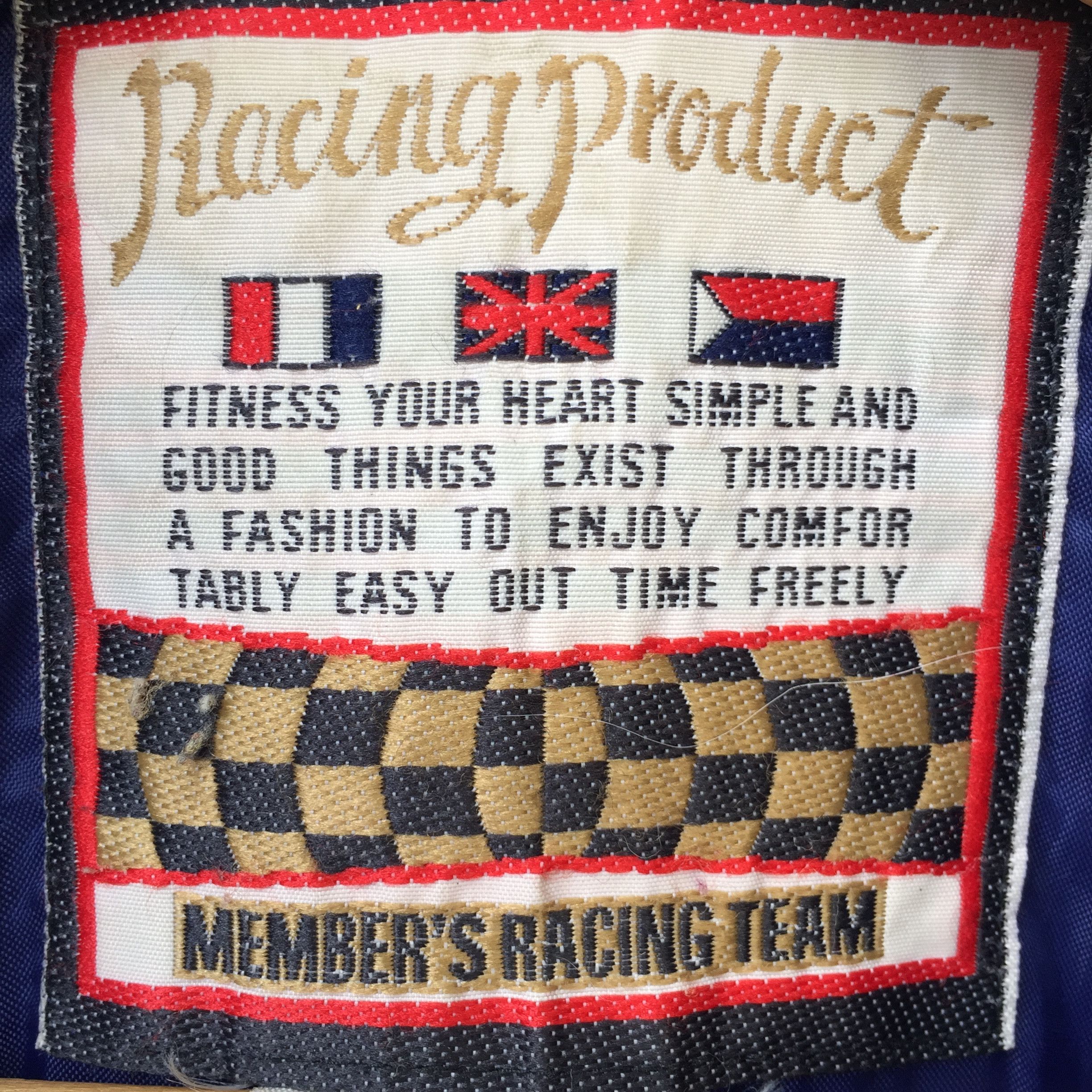 Japanese Brand Vintage Racing Product Member Racing Team Jacket Size US XXL / EU 58 / 5 - 12 Thumbnail