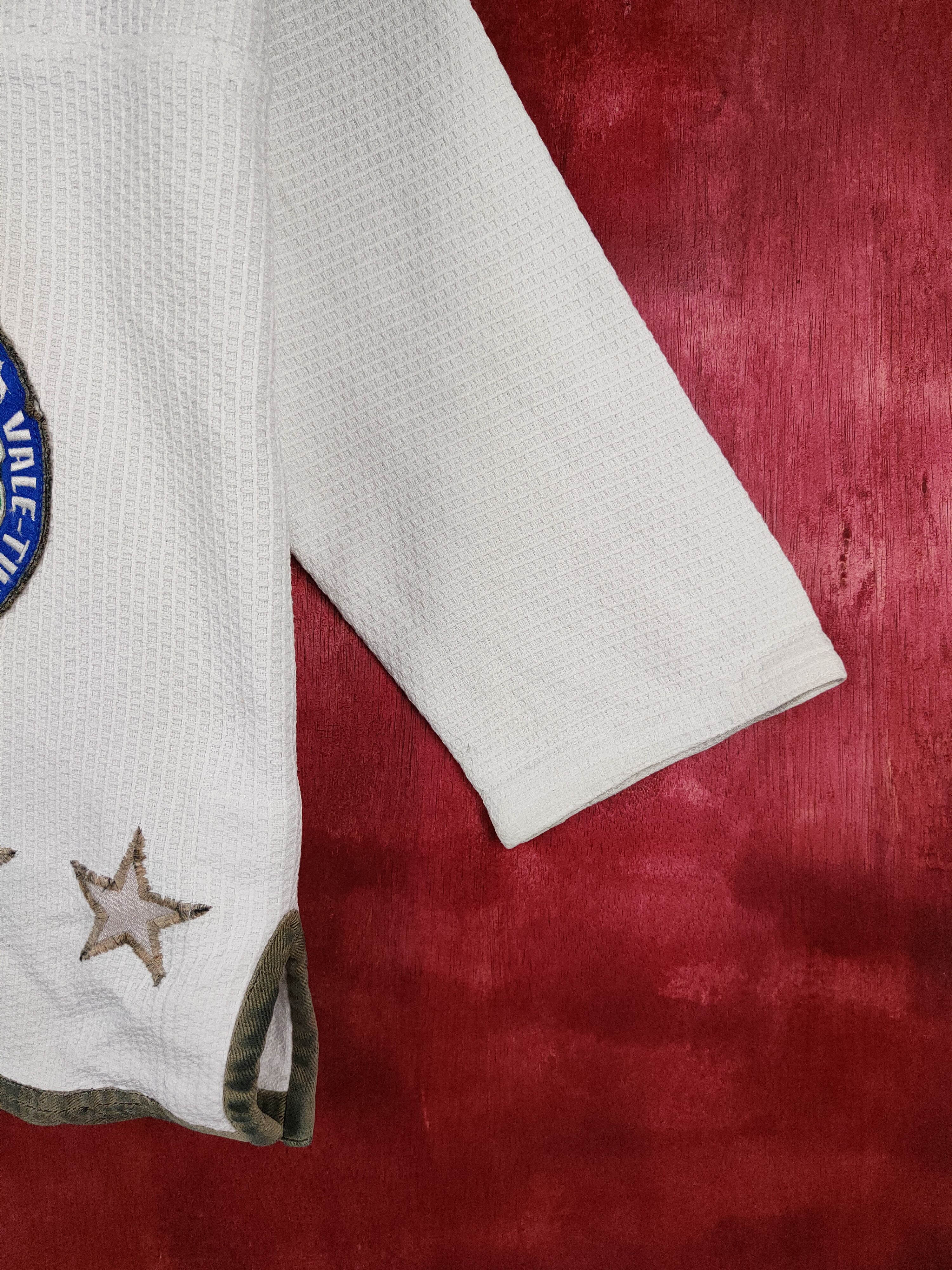 Japanese Brand Bull Terrier Fight Gear-Brazilian Jiu Jutsu White #5924 Size US L / EU 52-54 / 3 - 12 Thumbnail