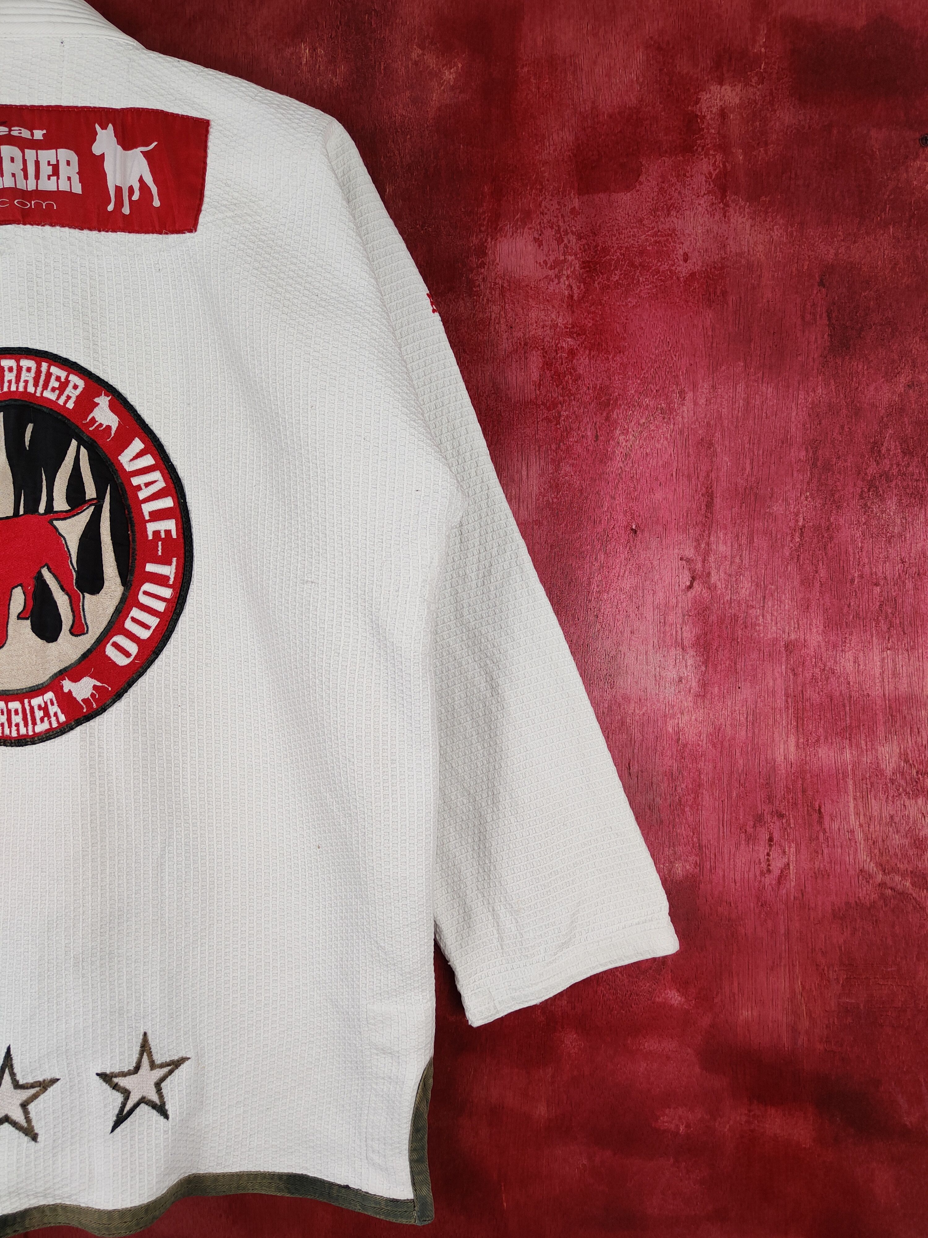 Japanese Brand Bull Terrier Fight Gear-Brazilian Jiu Jutsu White #5924 Size US L / EU 52-54 / 3 - 17 Thumbnail