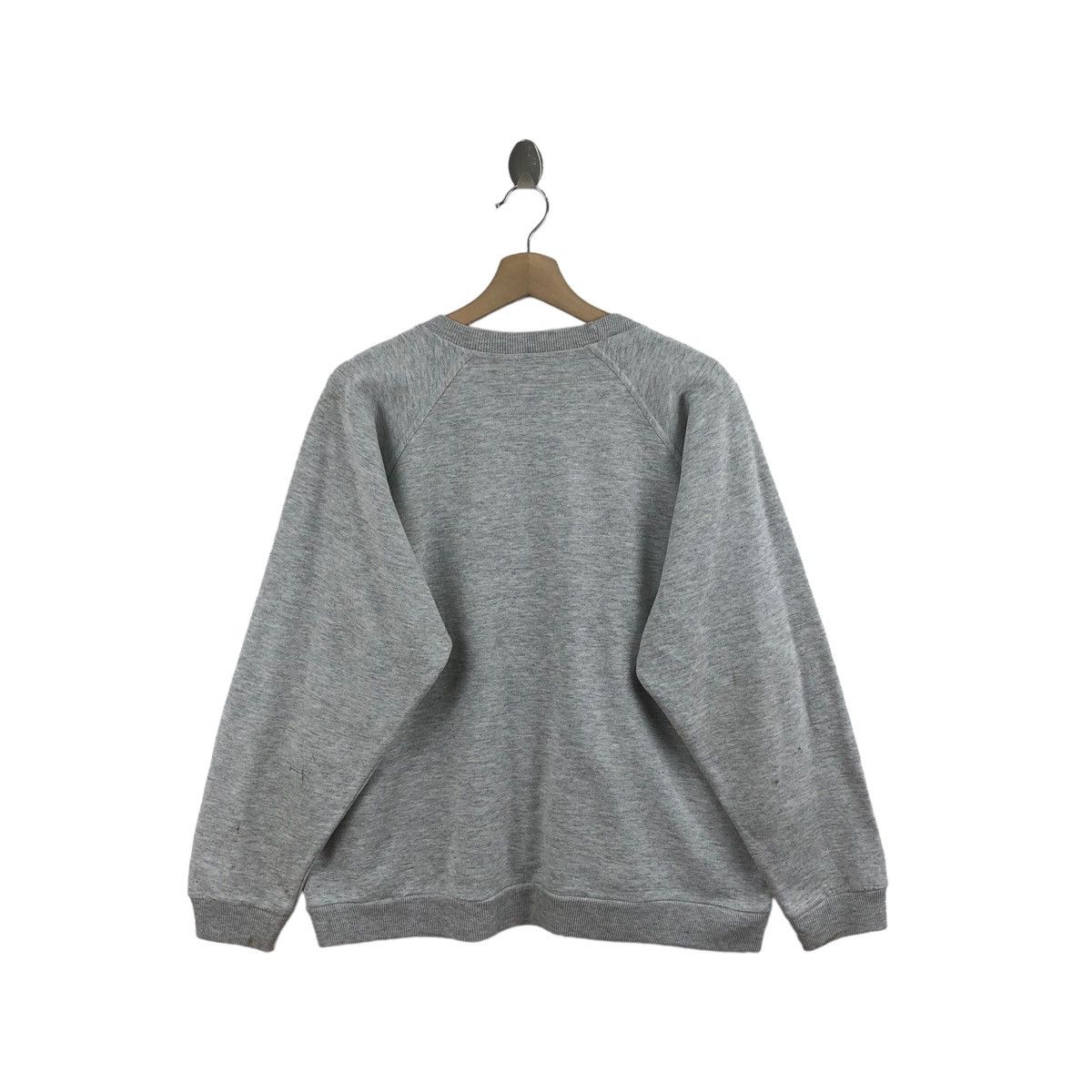 Pick!! Vtg TRUSSARDI Big Logo Embroidery Sweatshirt Pullover