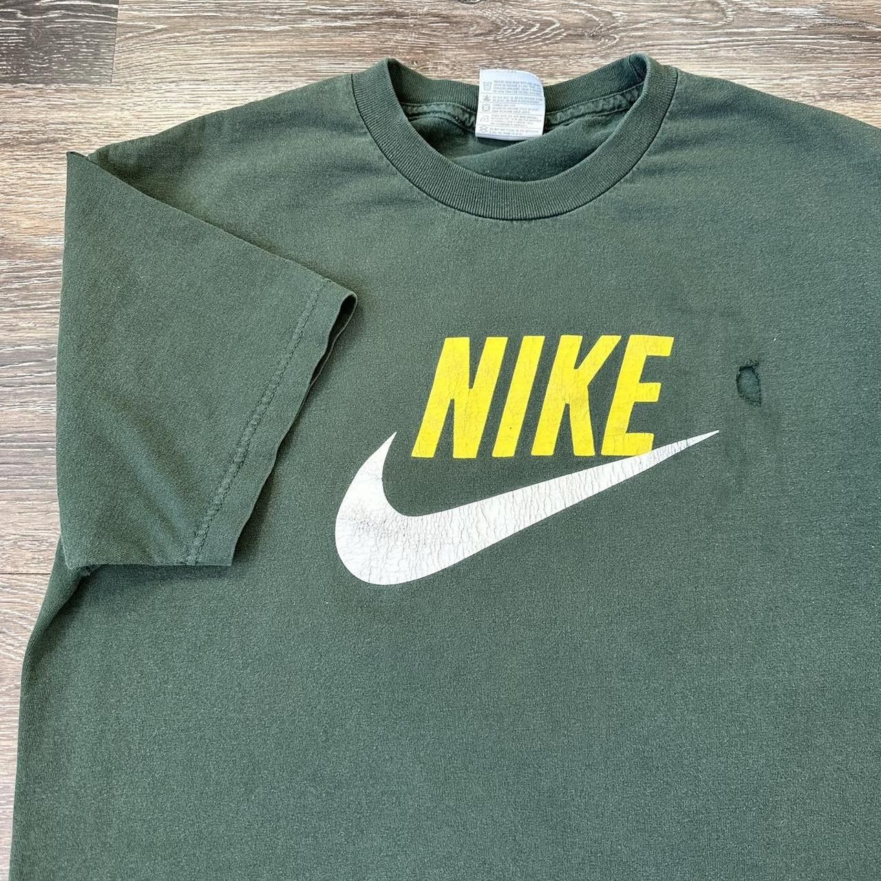 volt green nike shirt