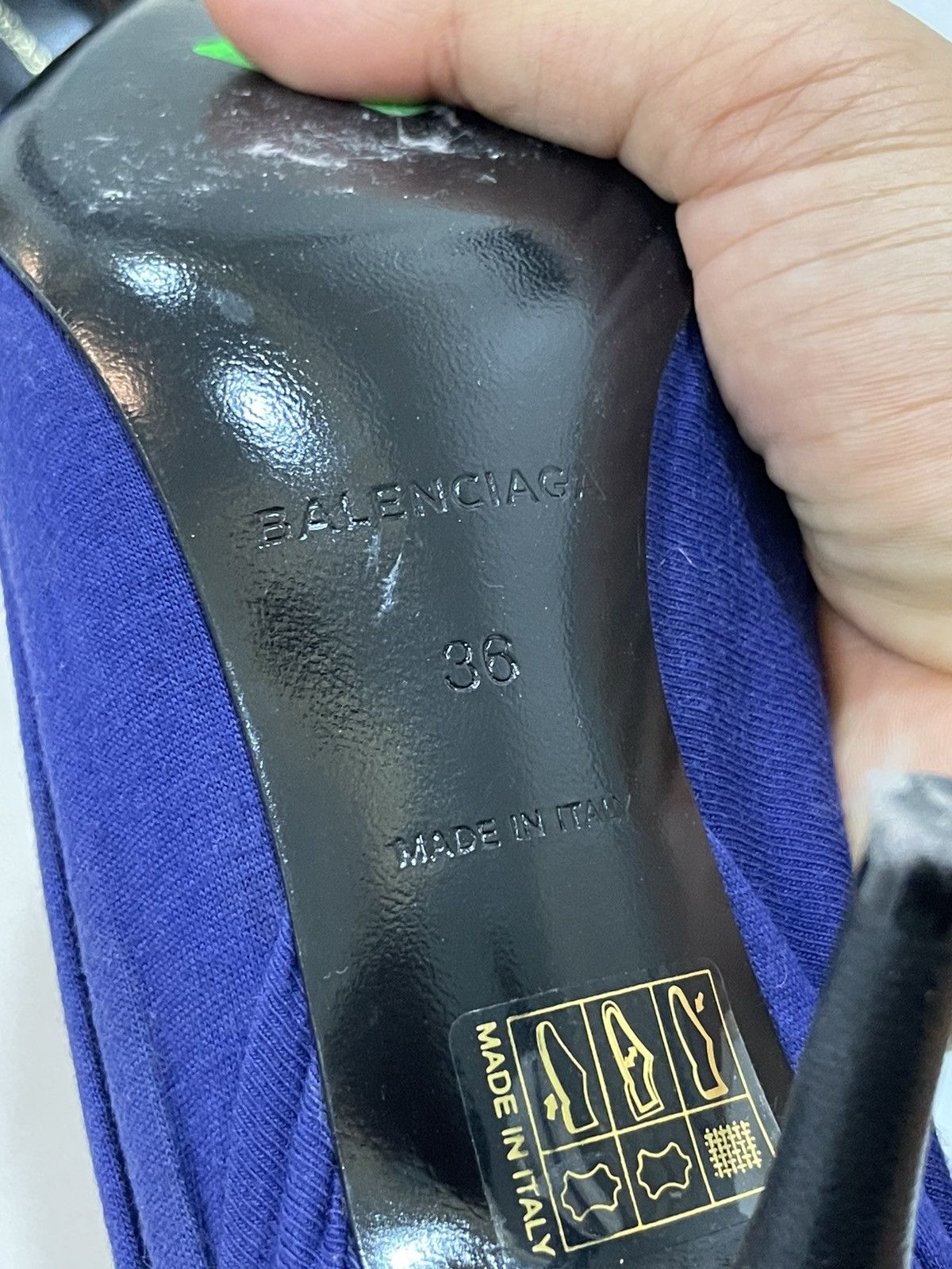 Balenciaga BALENCIAGA KNIFE LOGO PUMP Size US 5 / IT 35 - 5 Thumbnail