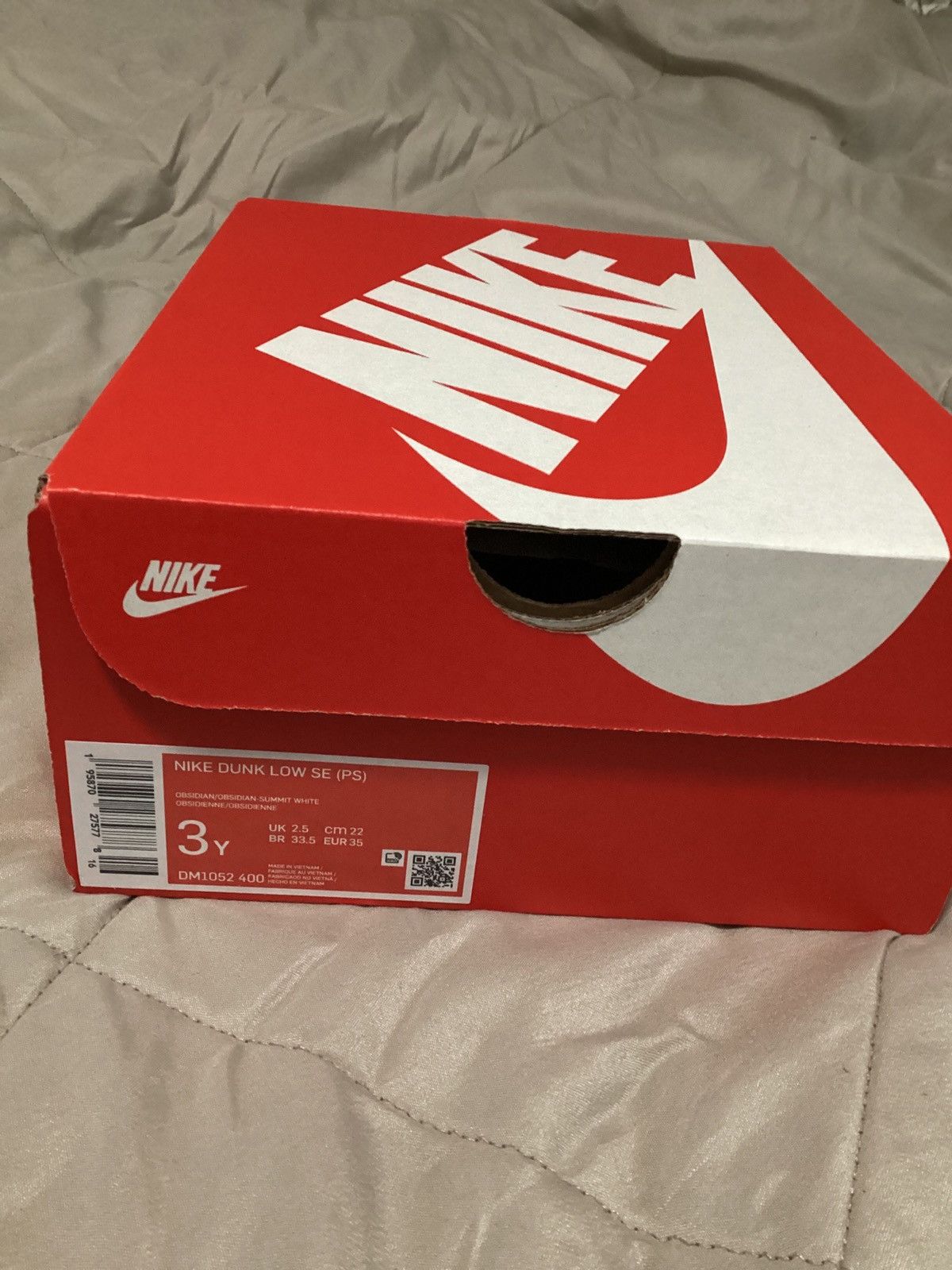 Nike Nike Dunk Low "Graffiti Navy" Size 3Y Size US 5 / IT 35 - 5 Thumbnail