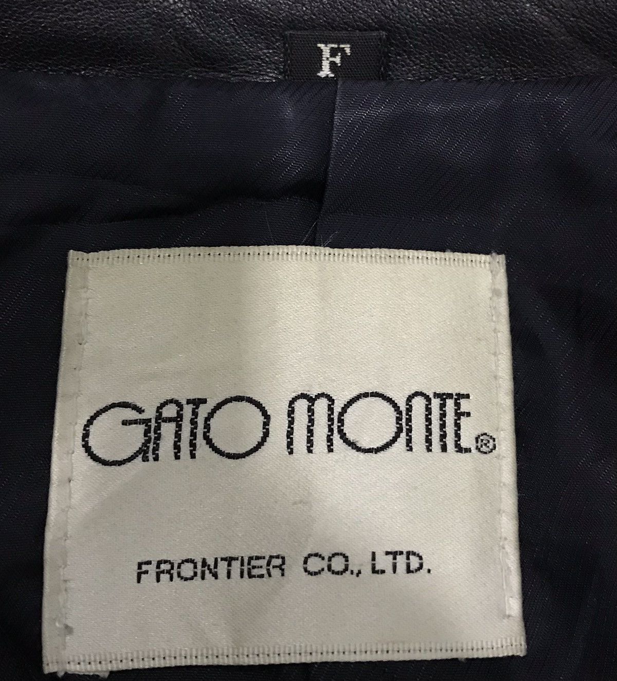 Designer × Japanese Brand GATO MONTE FRONTIER CO, LTD. LEATHER JACKET COAT Size US M / EU 48-50 / 2 - 11 Thumbnail