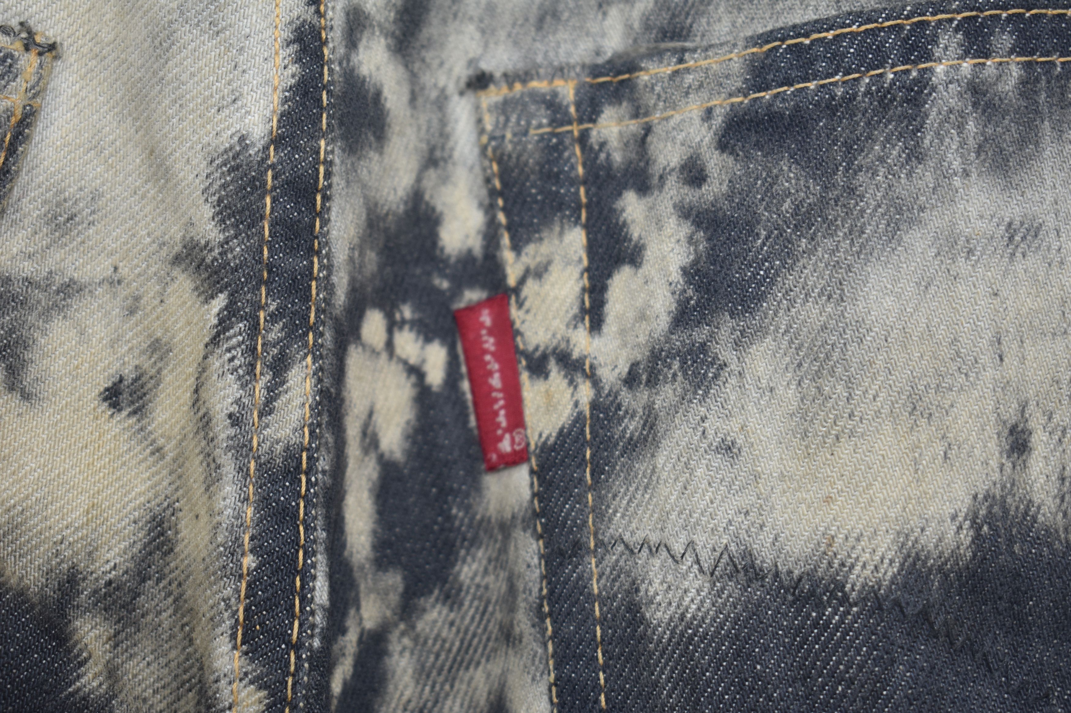 Blue Blue Japan × Japanese Brand Vintage Blue blue Bleach Washed Trouser Jeans Size US 31 - 5 Thumbnail