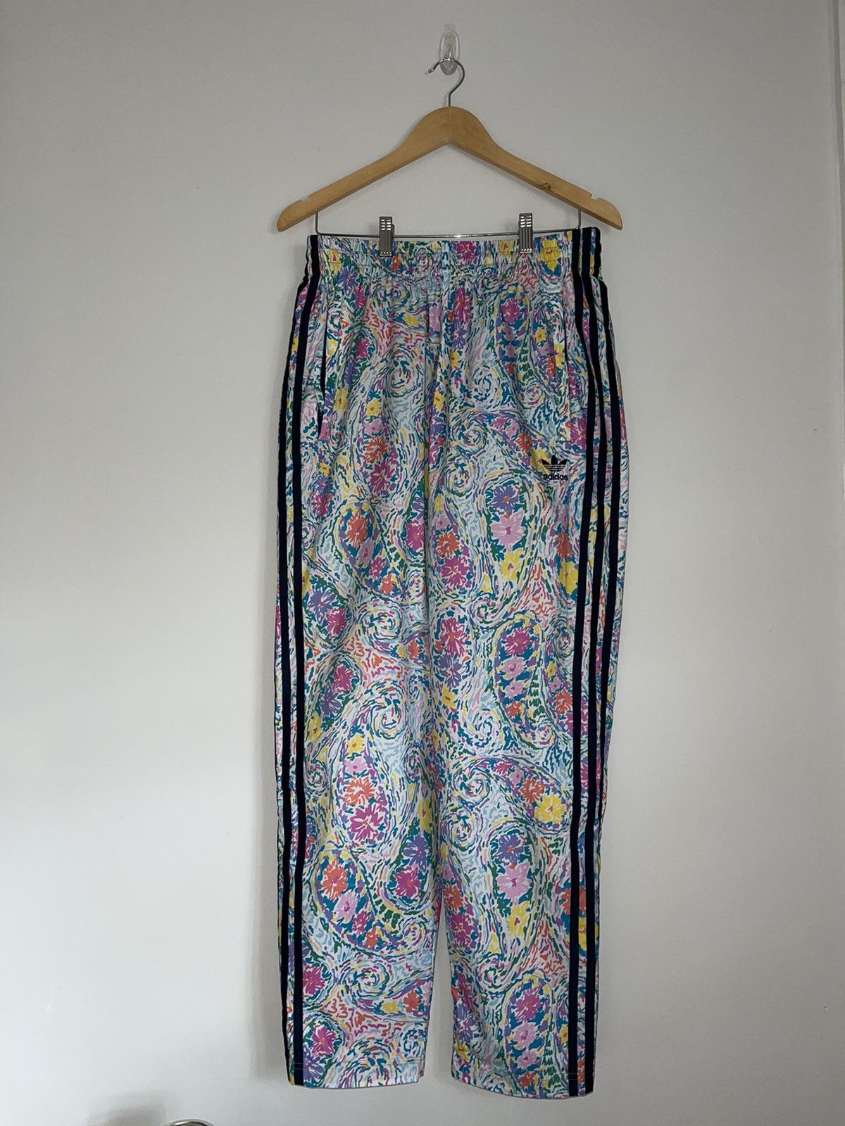 image of Adidas Floral Paisley Track Pant, Men's (Size 30)