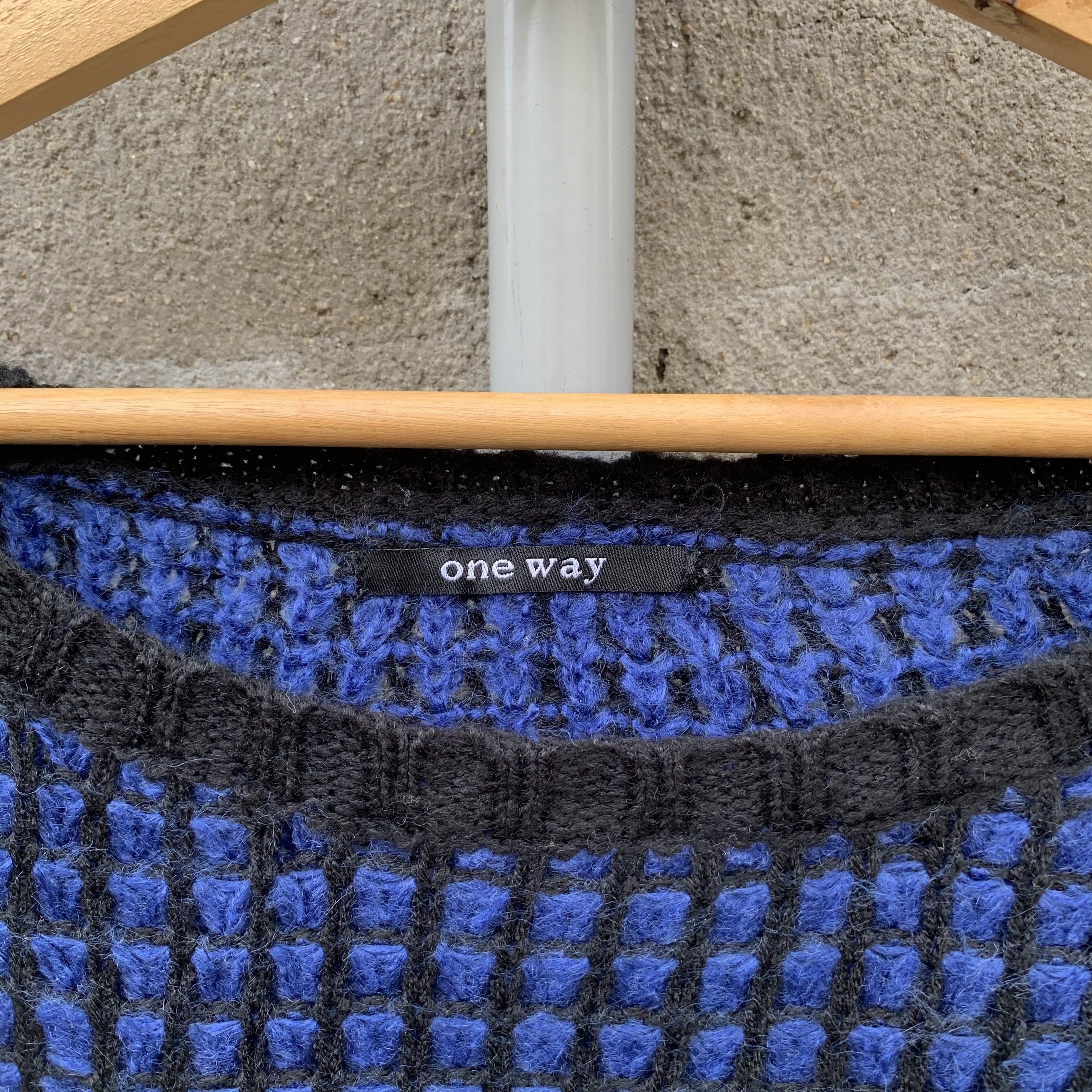 Issey Miyake One Way Knit Two Tone Jumper Baggy Pullover Sweater Size US XL / EU 56 / 4 - 5 Thumbnail