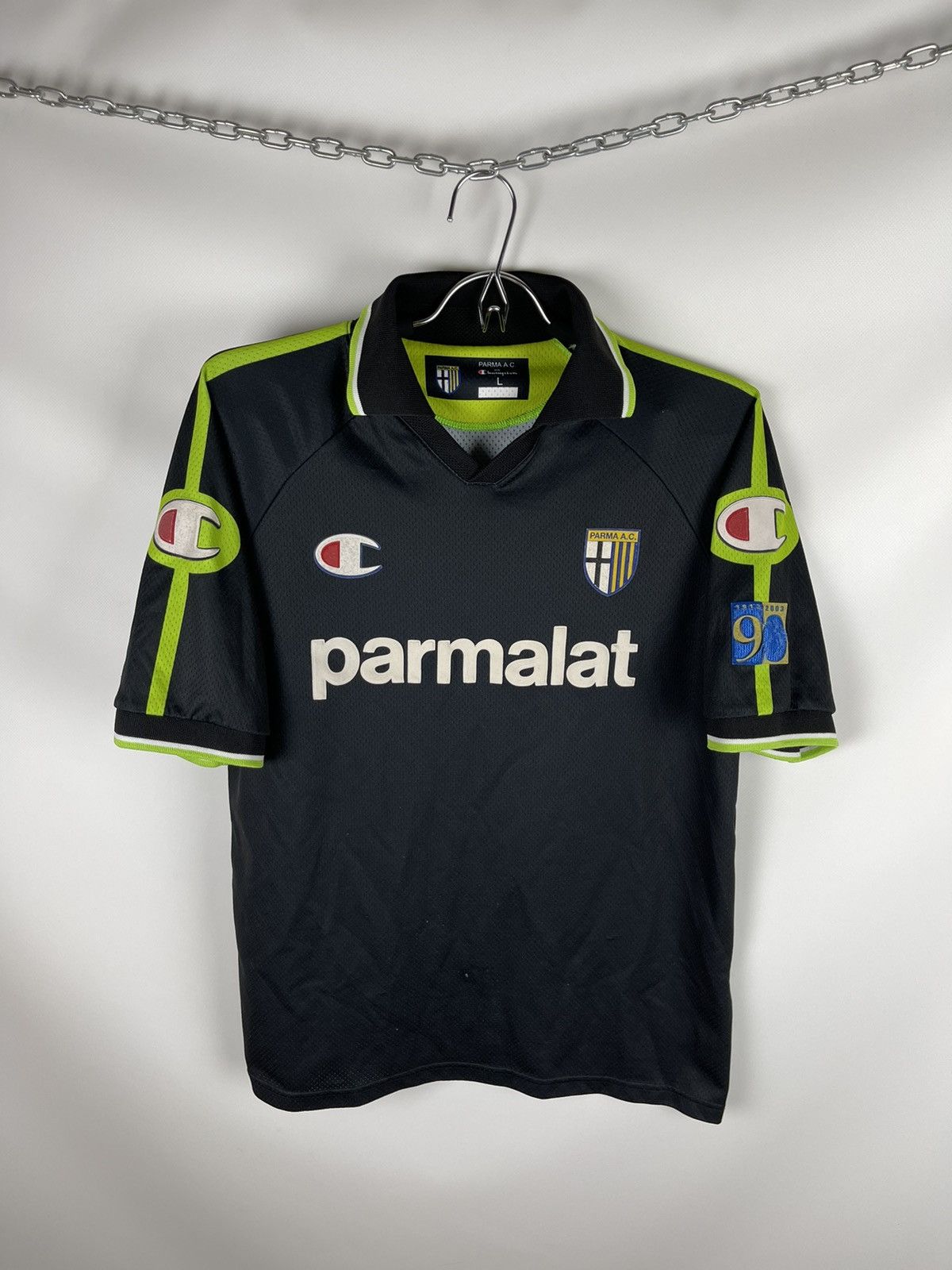 Champion × Vintage Champion Parma 2003 2004 special soccer jersey rare shirt Size US L / EU 52-54 / 3 - 1 Thumbnail