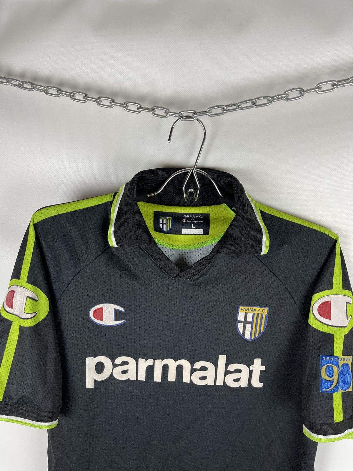 Champion × Vintage Champion Parma 2003 2004 special soccer jersey rare shirt Size US L / EU 52-54 / 3 - 3 Thumbnail