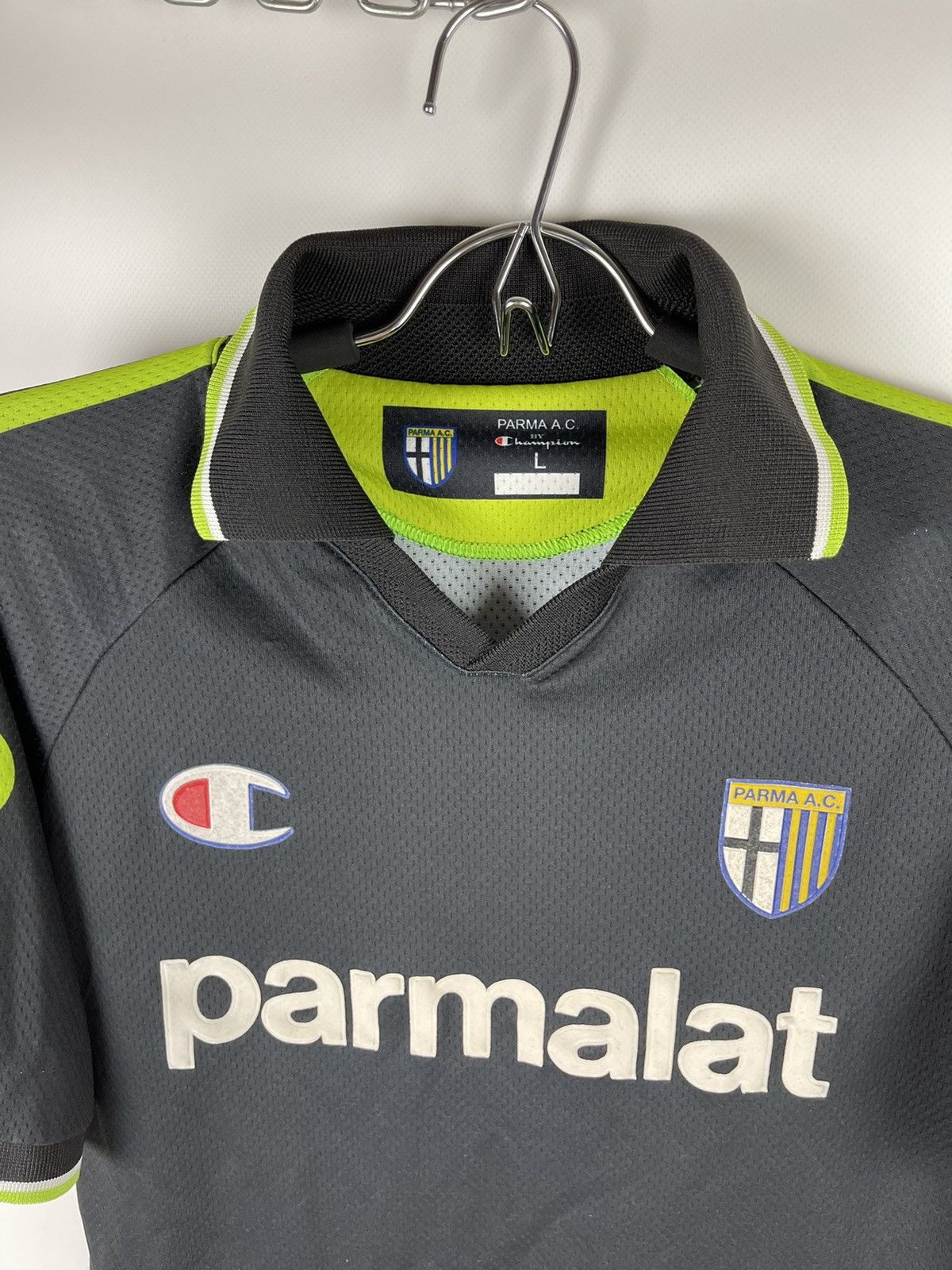 Champion × Vintage Champion Parma 2003 2004 special soccer jersey rare shirt Size US L / EU 52-54 / 3 - 6 Thumbnail