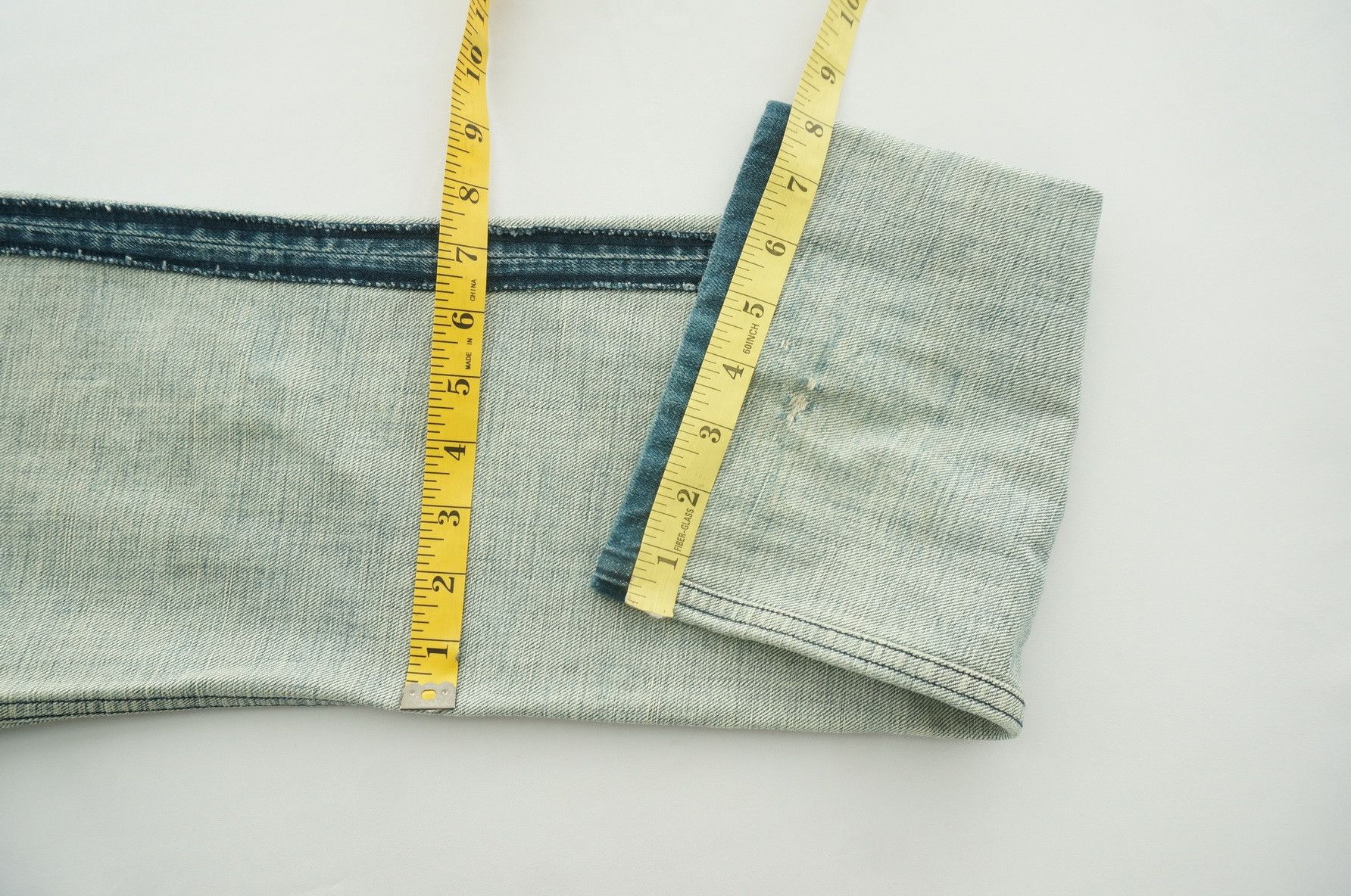 Japanese Brand Vintage Inside Out SLADKY Women's Button fly Worn Jeans Size 30" / US 8 / IT 44 - 23 Thumbnail