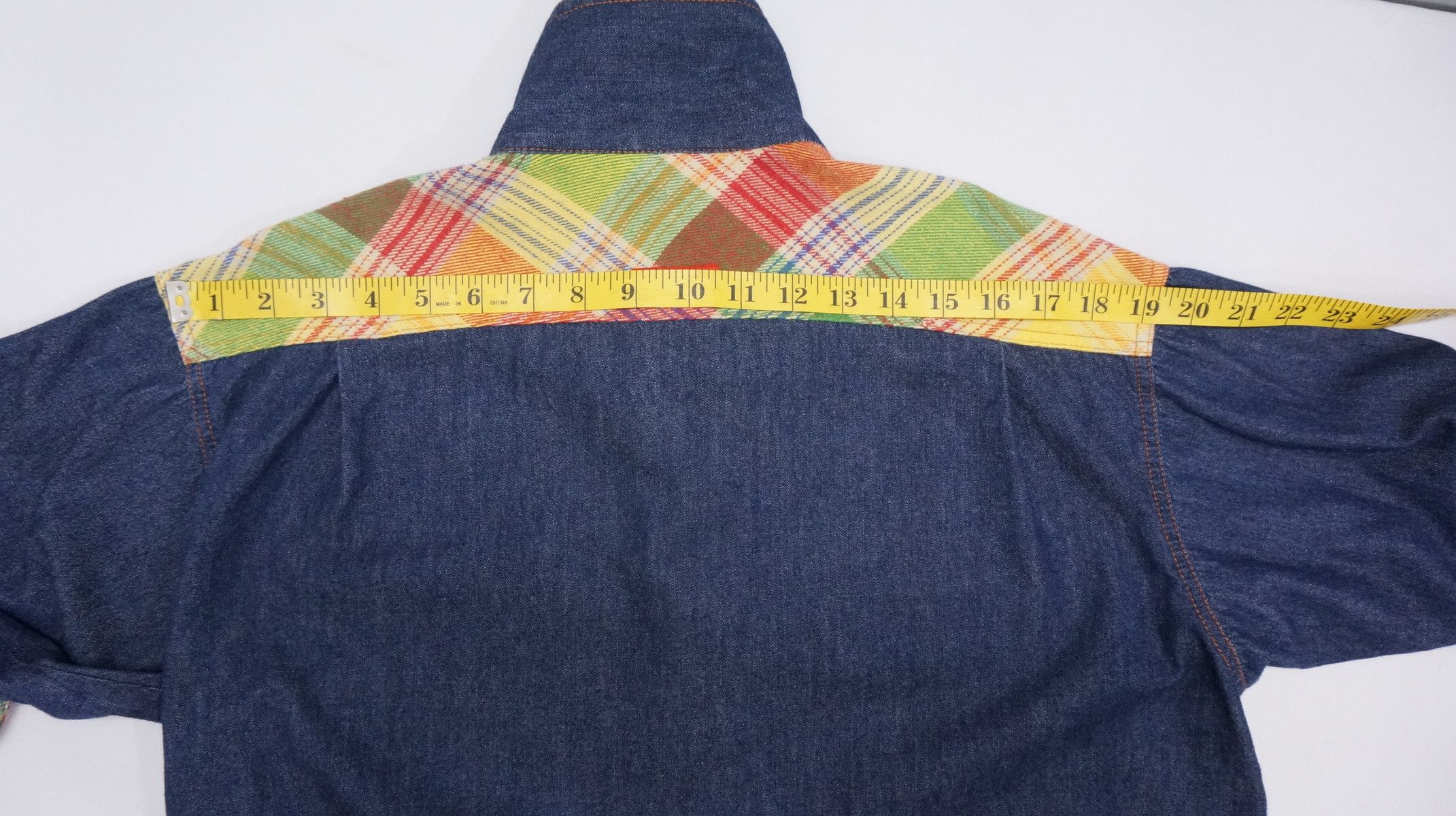 Japanese Brand Dope Vintage PERSON'S KIDS Patchwork Worn Out Flannel Shirt Size US S / EU 44-46 / 1 - 16 Thumbnail