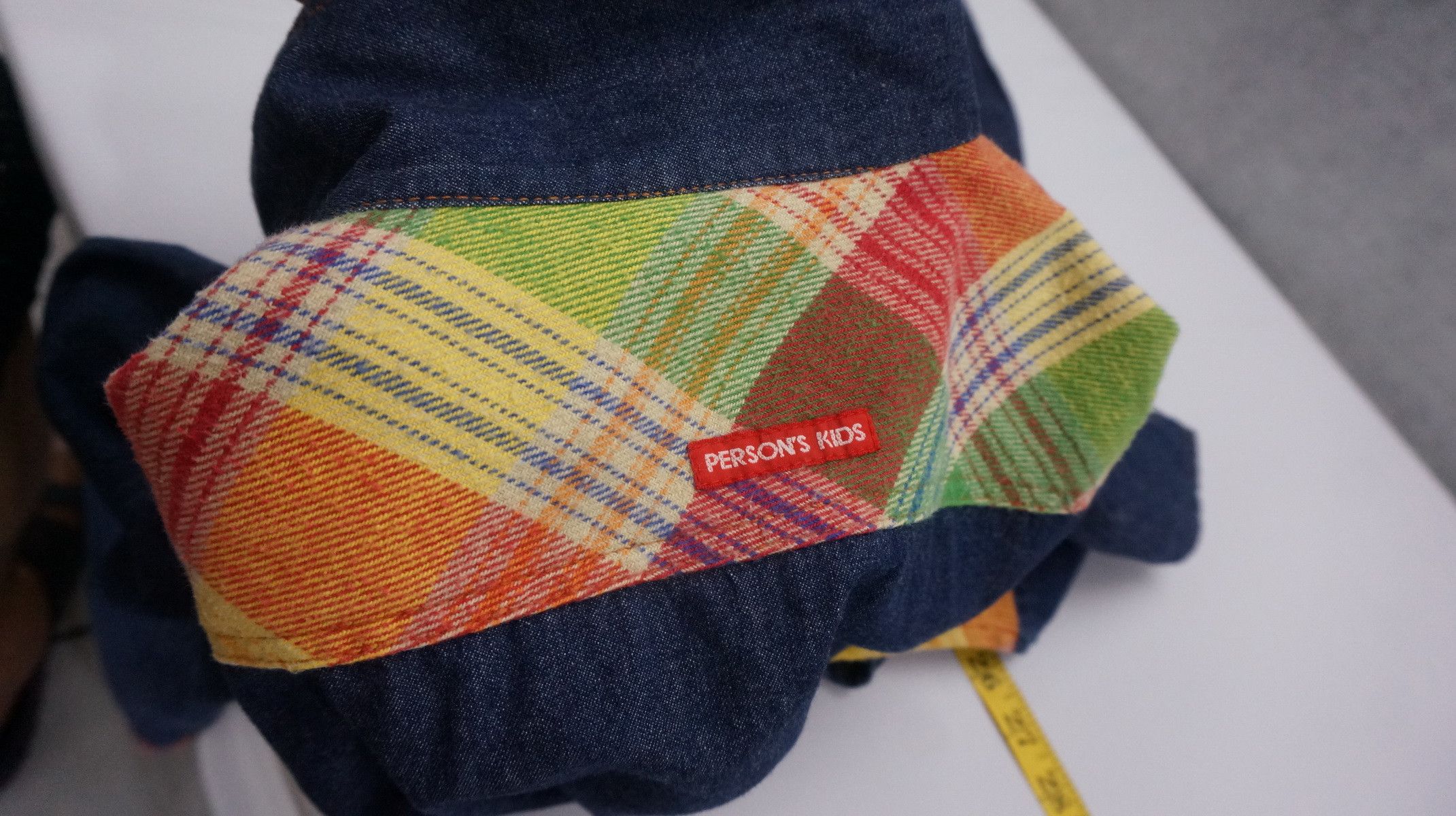 Japanese Brand Dope Vintage PERSON'S KIDS Patchwork Worn Out Flannel Shirt Size US S / EU 44-46 / 1 - 15 Thumbnail