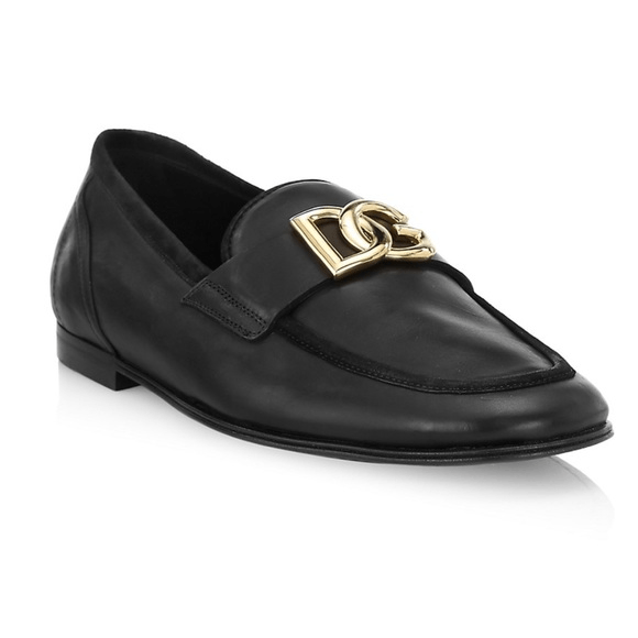 Dolce & Gabbana Ariosto Leather Loafers Black Men’s EU 41/UK