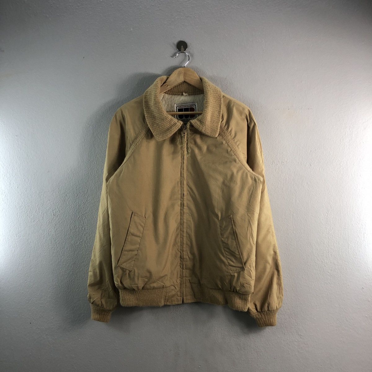 Vintage William Barry Made In Usa Harrington Sherpa Jacket