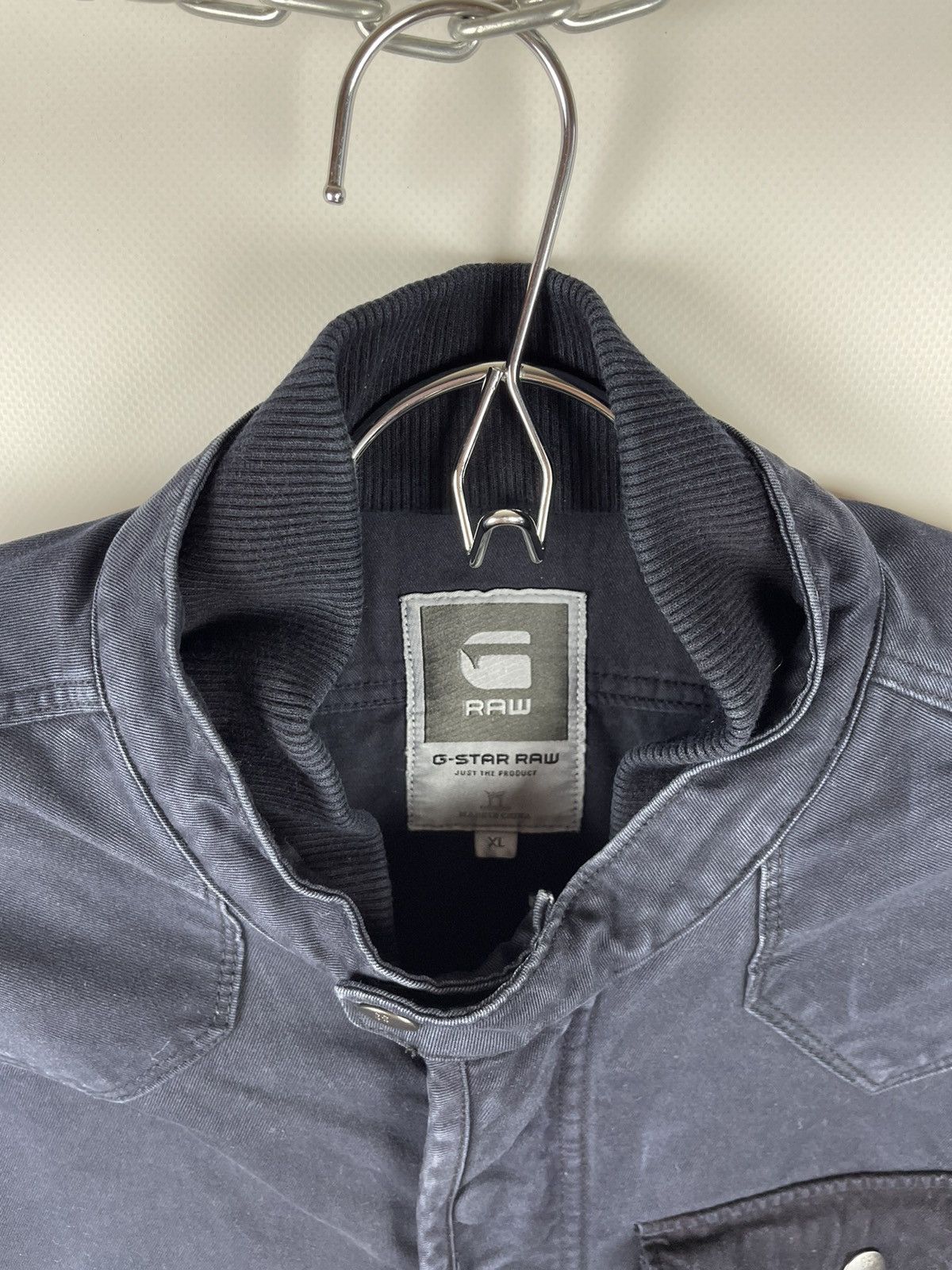 G-Star G-Star Raw a crotch overshirt L/S mix denim bomber jacket Size US XL / EU 56 / 4 - 11 Thumbnail