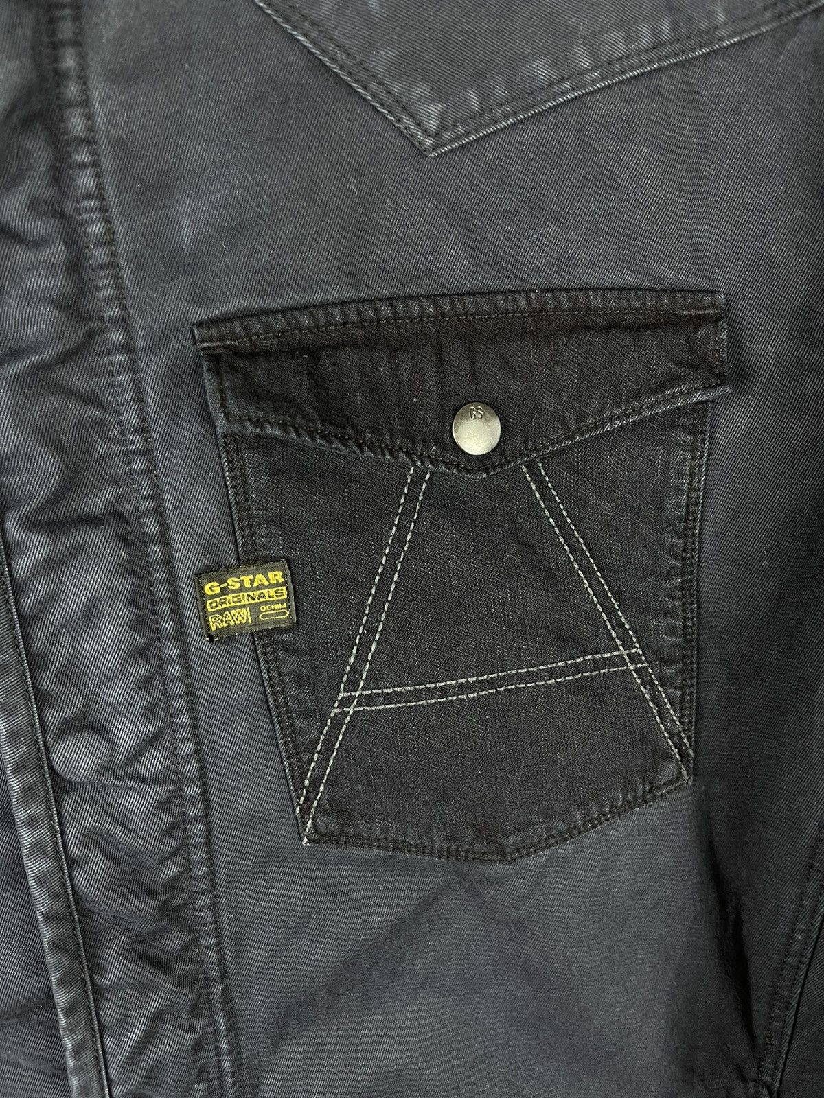 G-Star G-Star Raw a crotch overshirt L/S mix denim bomber jacket Size US XL / EU 56 / 4 - 7 Thumbnail