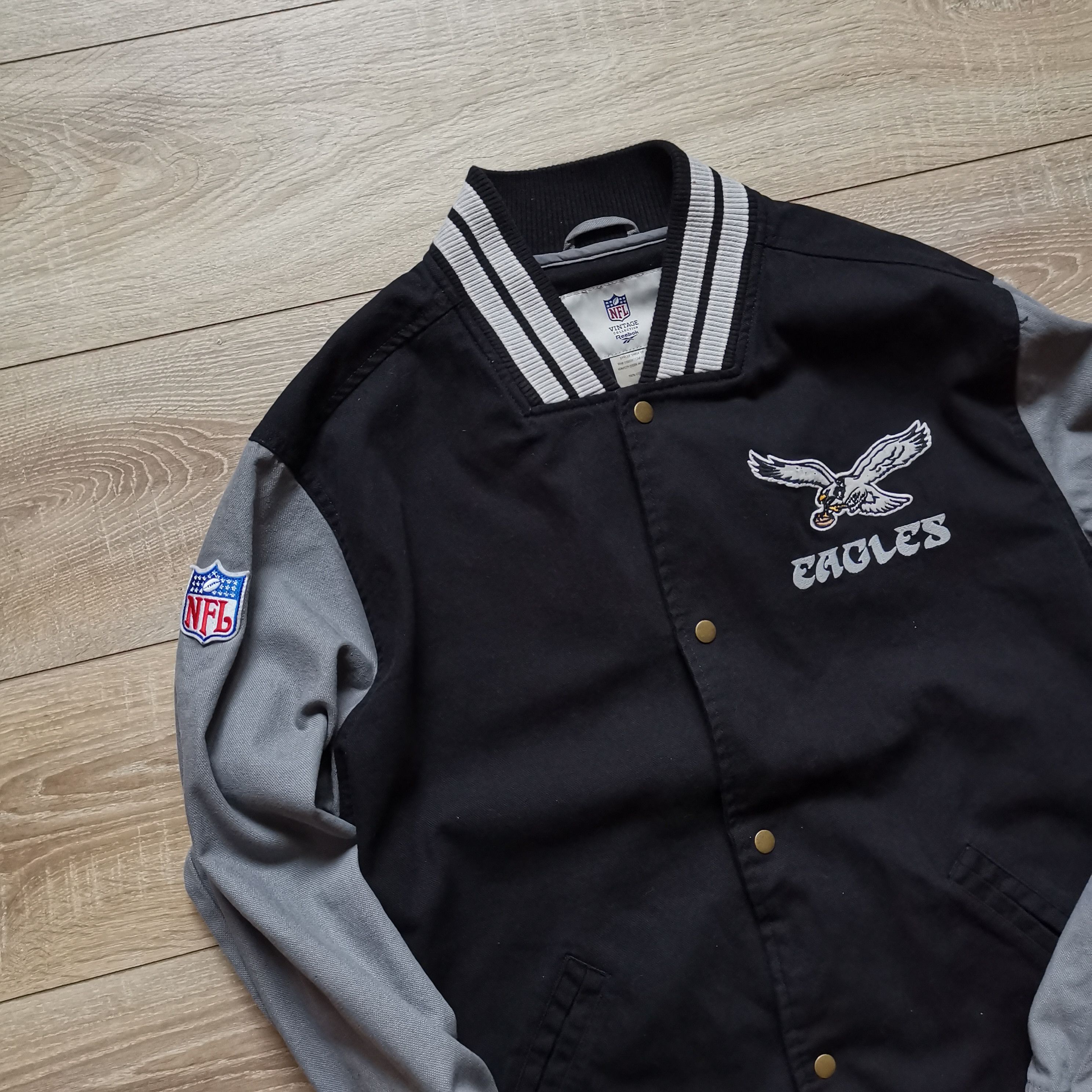 Reebok Reebok Vintage NFL Eagles Bomber Jacket Size US L / EU 52-54 / 3 - 2 Thumbnail