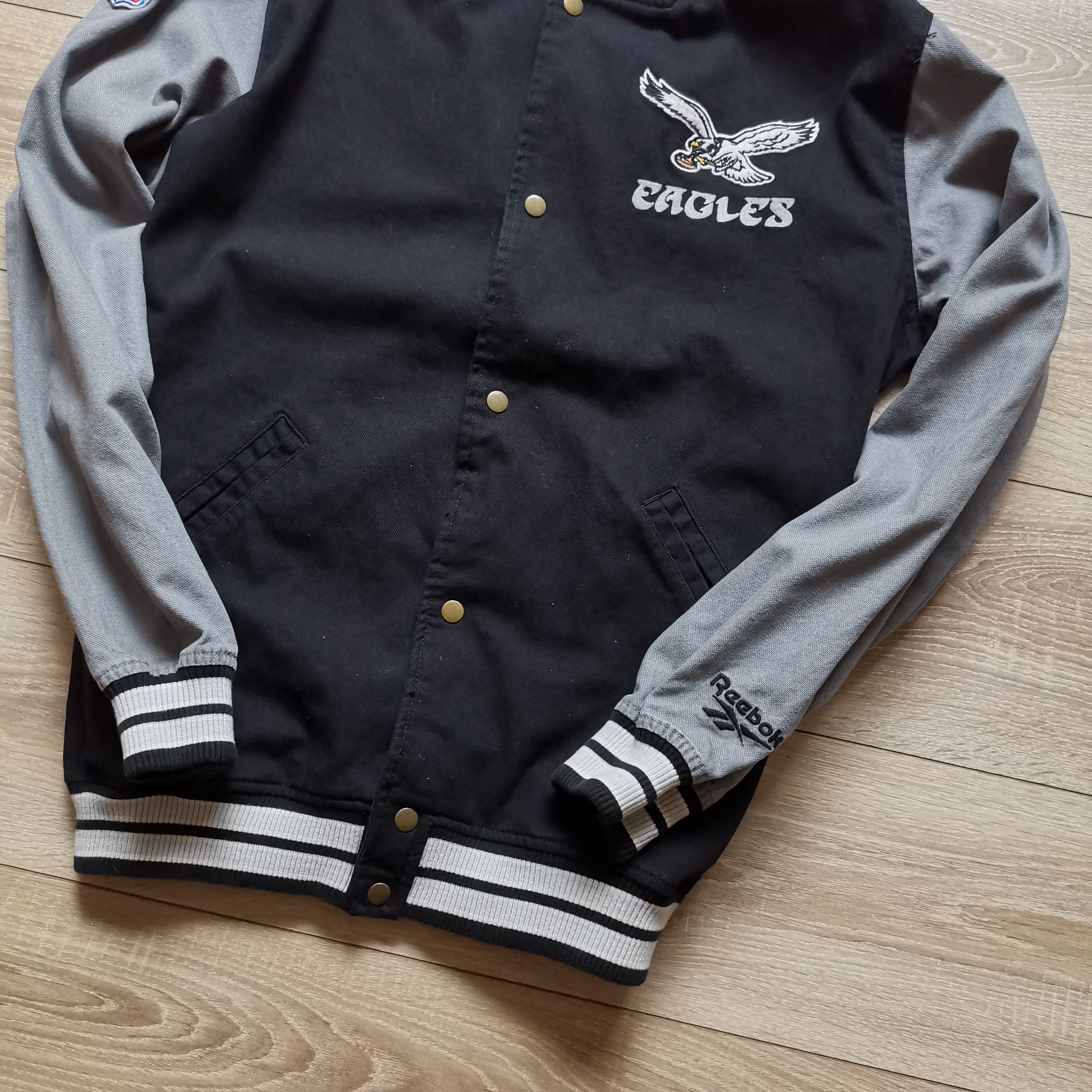 Reebok Reebok Vintage NFL Eagles Bomber Jacket Size US L / EU 52-54 / 3 - 3 Thumbnail