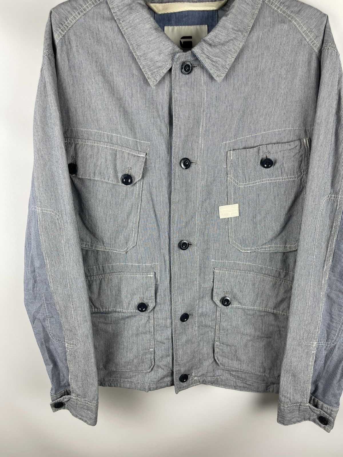 G-Star G-Star raw FIELD PM overshirt INDOOR JACKET striped check Size US XL / EU 56 / 4 - 7 Thumbnail