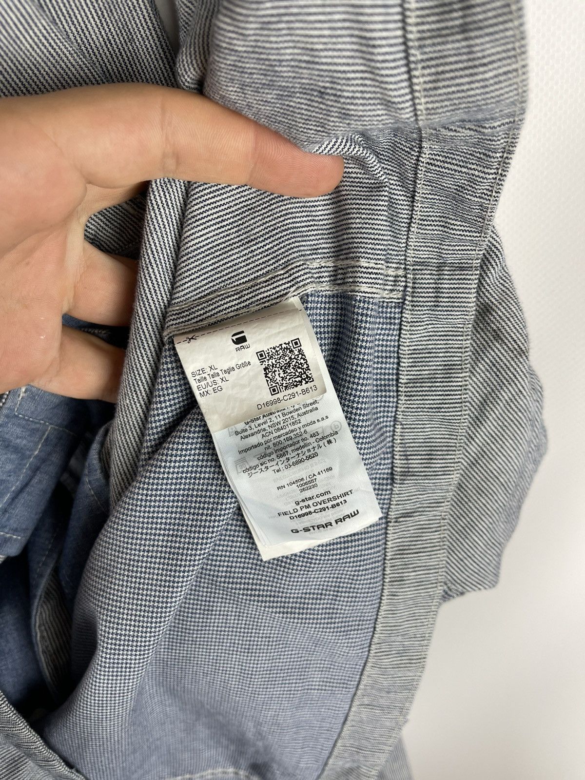 G-Star G-Star raw FIELD PM overshirt INDOOR JACKET striped check Size US XL / EU 56 / 4 - 13 Thumbnail