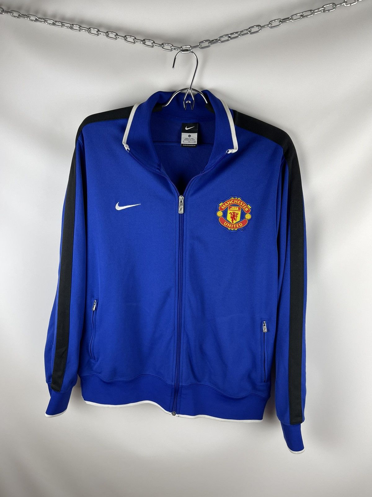 Nike Nike Manchester United vntg 2011 track top jacket big logo Size US XL / EU 56 / 4 - 1 Thumbnail