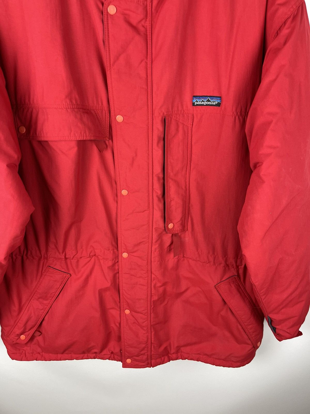 Patagonia Patagonia vintage 90s long warm jacket red logo Size US XL / EU 56 / 4 - 7 Thumbnail