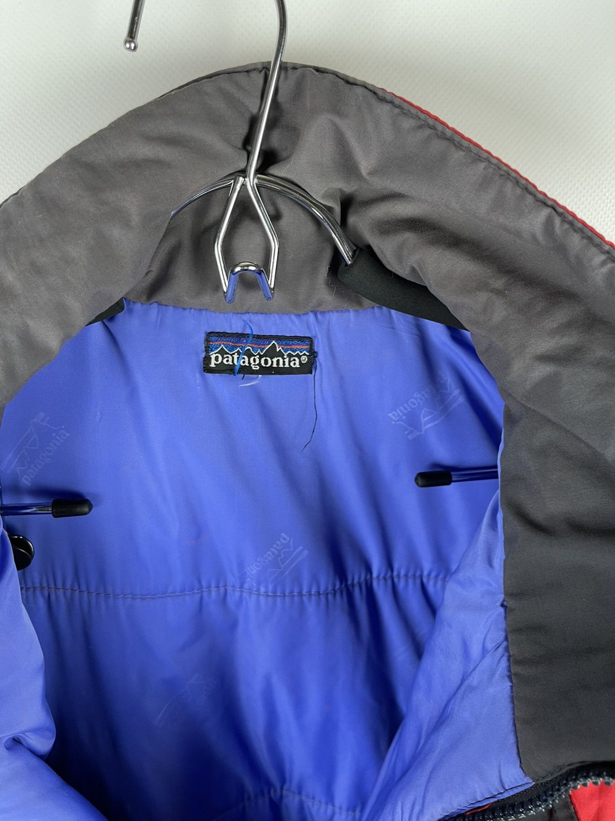 Patagonia Patagonia vintage 90s long warm jacket red logo Size US XL / EU 56 / 4 - 12 Thumbnail