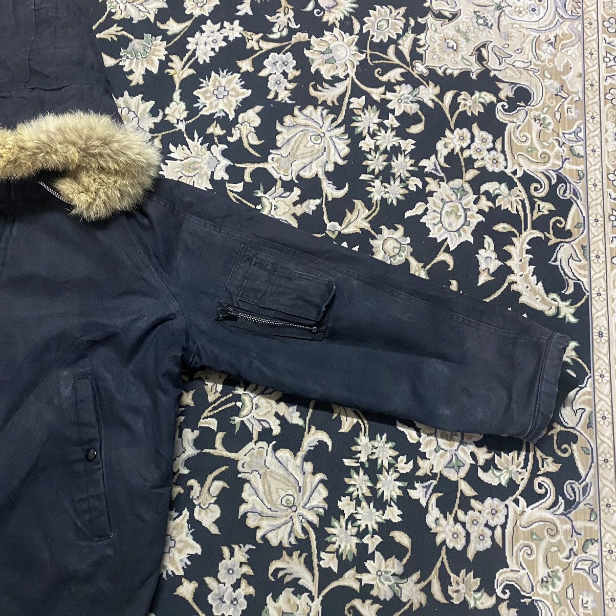 Le Grande Bleu (L.G.B.) Vintage Heavy Attached Hood N-2B Jacket Size US M / EU 48-50 / 2 - 5 Thumbnail
