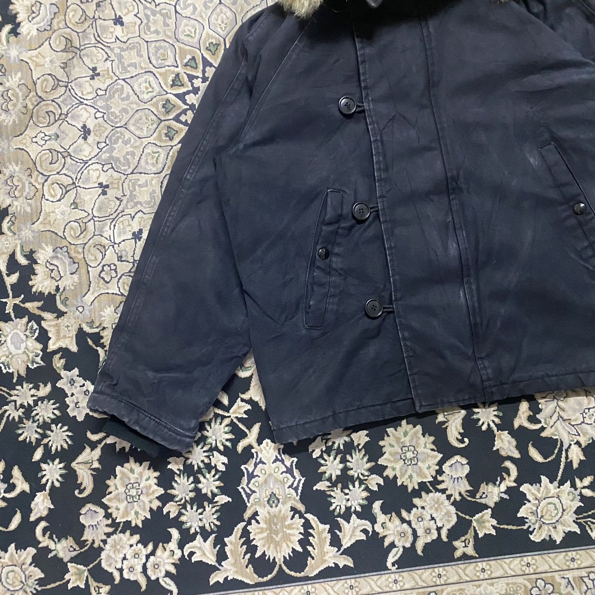 Le Grande Bleu (L.G.B.) Vintage Heavy Attached Hood N-2B Jacket Size US M / EU 48-50 / 2 - 7 Thumbnail