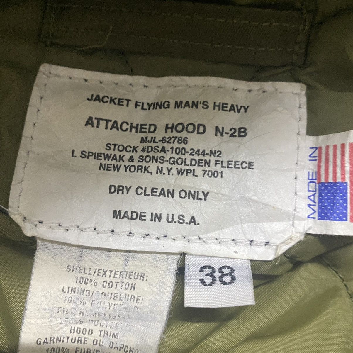 Le Grande Bleu (L.G.B.) Vintage Heavy Attached Hood N-2B Jacket Size US M / EU 48-50 / 2 - 21 Thumbnail