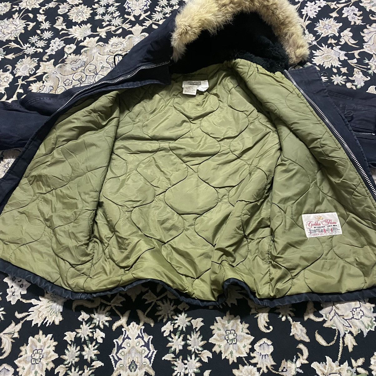 Le Grande Bleu (L.G.B.) Vintage Heavy Attached Hood N-2B Jacket Size US M / EU 48-50 / 2 - 17 Thumbnail