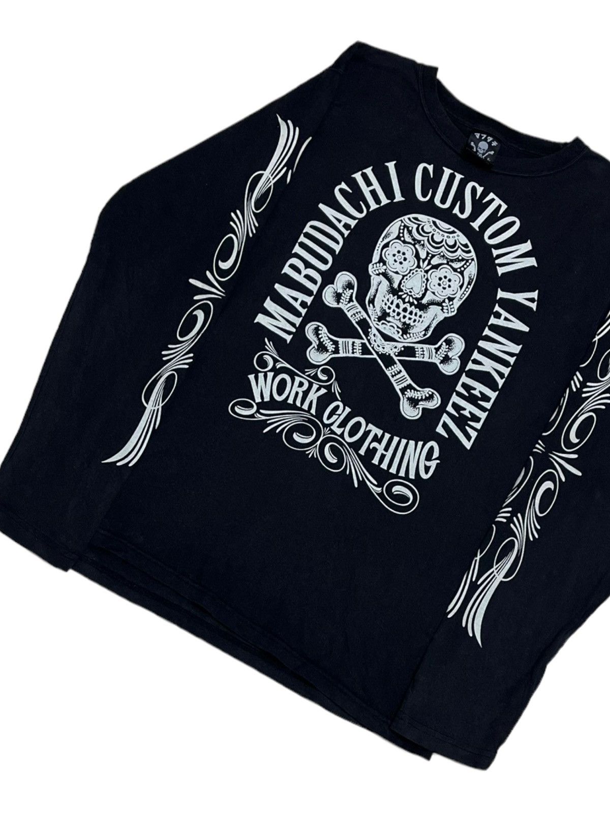 Japanese Brand × Seditionaries Designer Jappanase Brand Skull Custom Yankezz Longsleeve Size US S / EU 44-46 / 1 - 3 Thumbnail