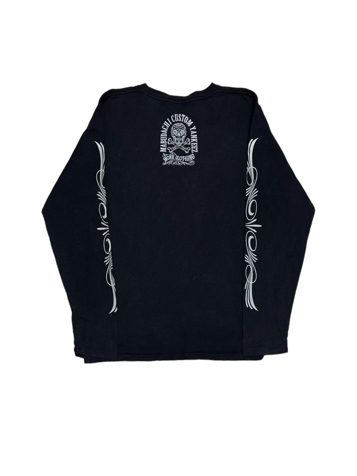Japanese Brand × Seditionaries Designer Jappanase Brand Skull Custom Yankezz Longsleeve Size US S / EU 44-46 / 1 - 4 Thumbnail