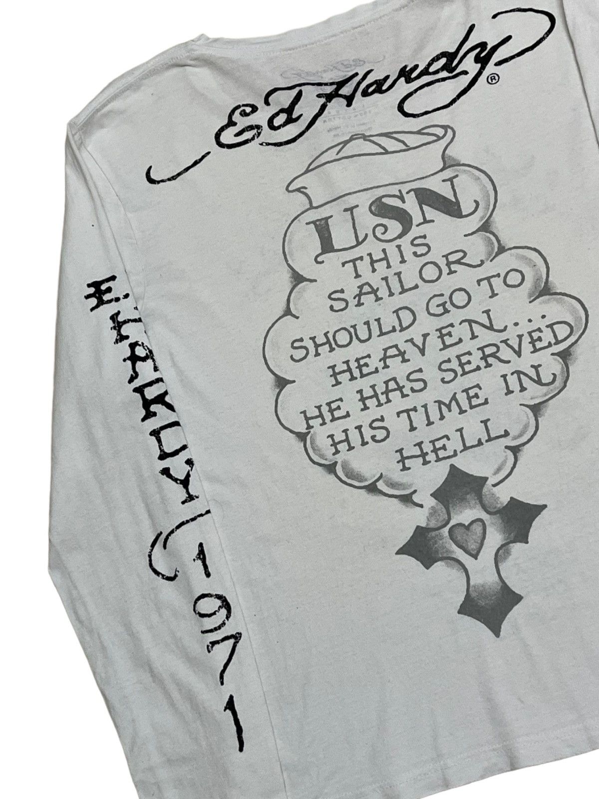 20471120 × Affliction × Ed Hardy Designer Ed Hardy Friendly Spirits Rest Longsleveeve Size US S / EU 44-46 / 1 - 6 Thumbnail