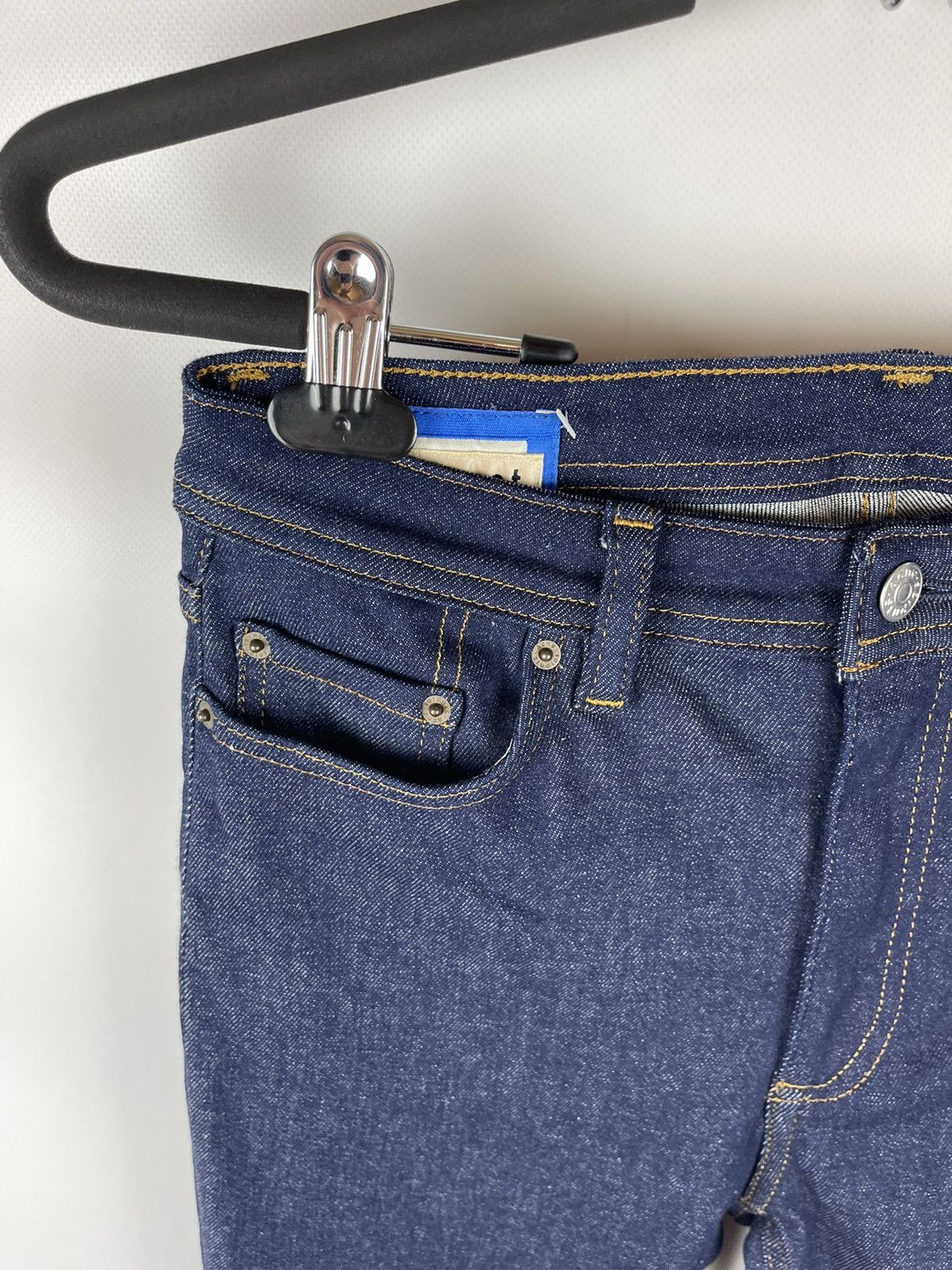 Acne Studios Bla Konst Acne Studios Peg Indigo navy denim jeans pants Size 28" / US 6 / IT 42 - 6 Thumbnail