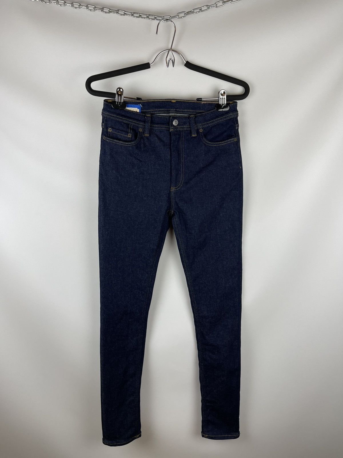 Acne Studios Bla Konst Acne Studios Peg Indigo navy denim jeans pants Size 28" / US 6 / IT 42 - 1 Thumbnail