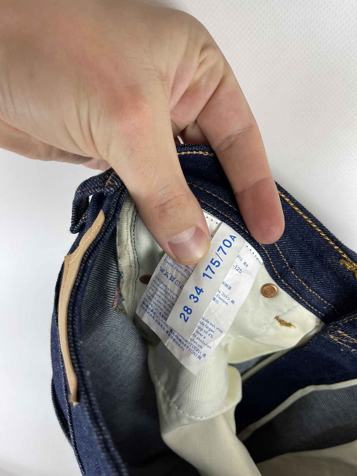 Acne Studios Bla Konst Acne Studios Peg Indigo navy denim jeans pants Size 28" / US 6 / IT 42 - 9 Thumbnail